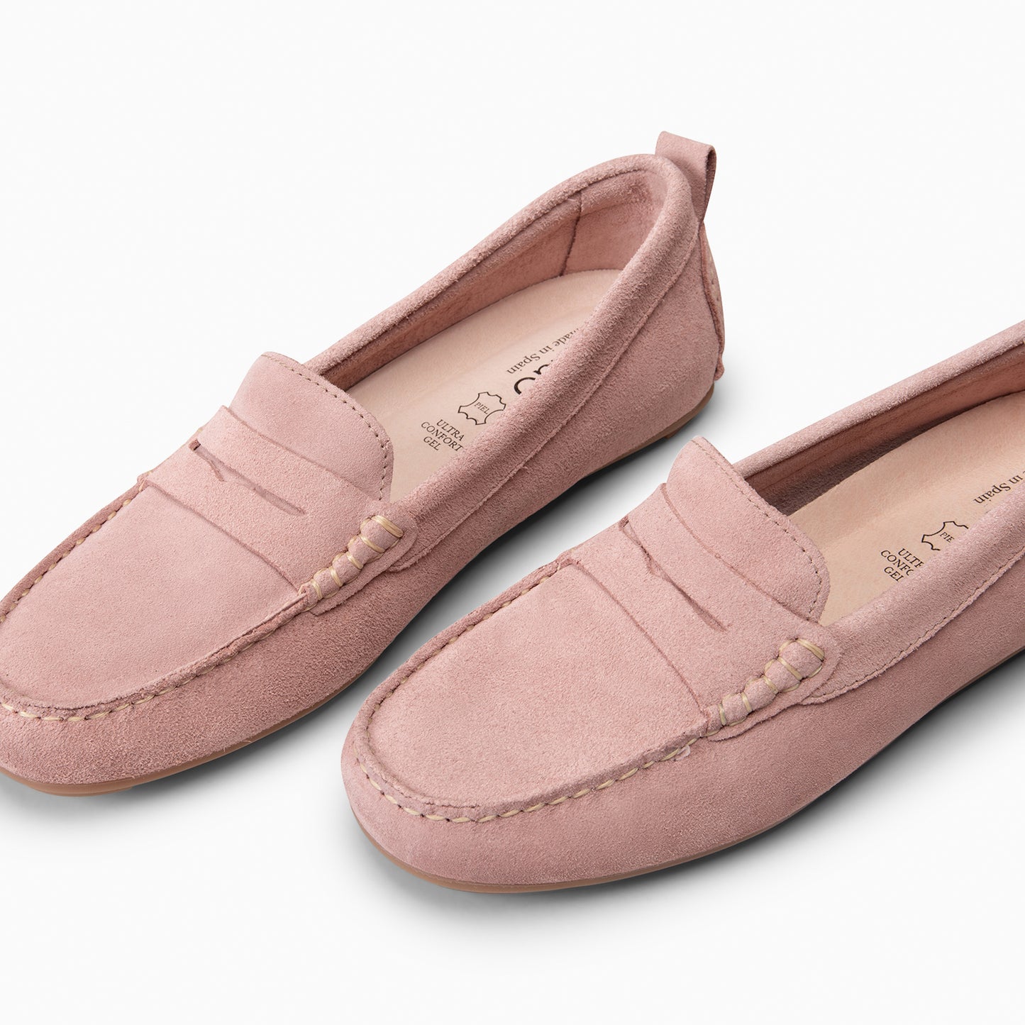 MONTEZ – Mocasín plano con plantilla extraíble NUDE