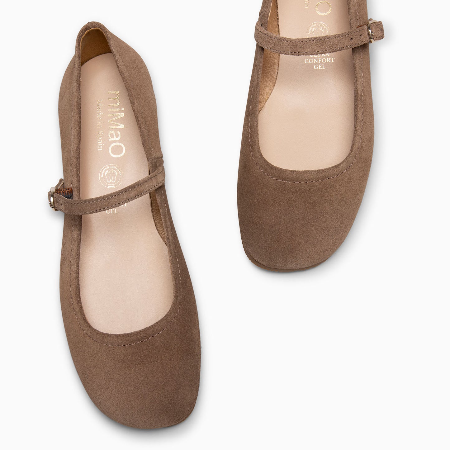 JAZMIN - Mercedita planas de ante TAUPE