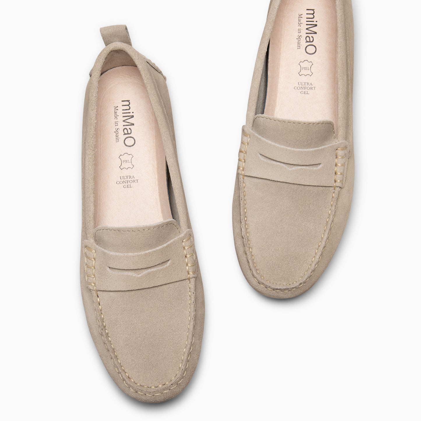 MONTEZ – Mocasín plano con plantilla extraíble BEIGE