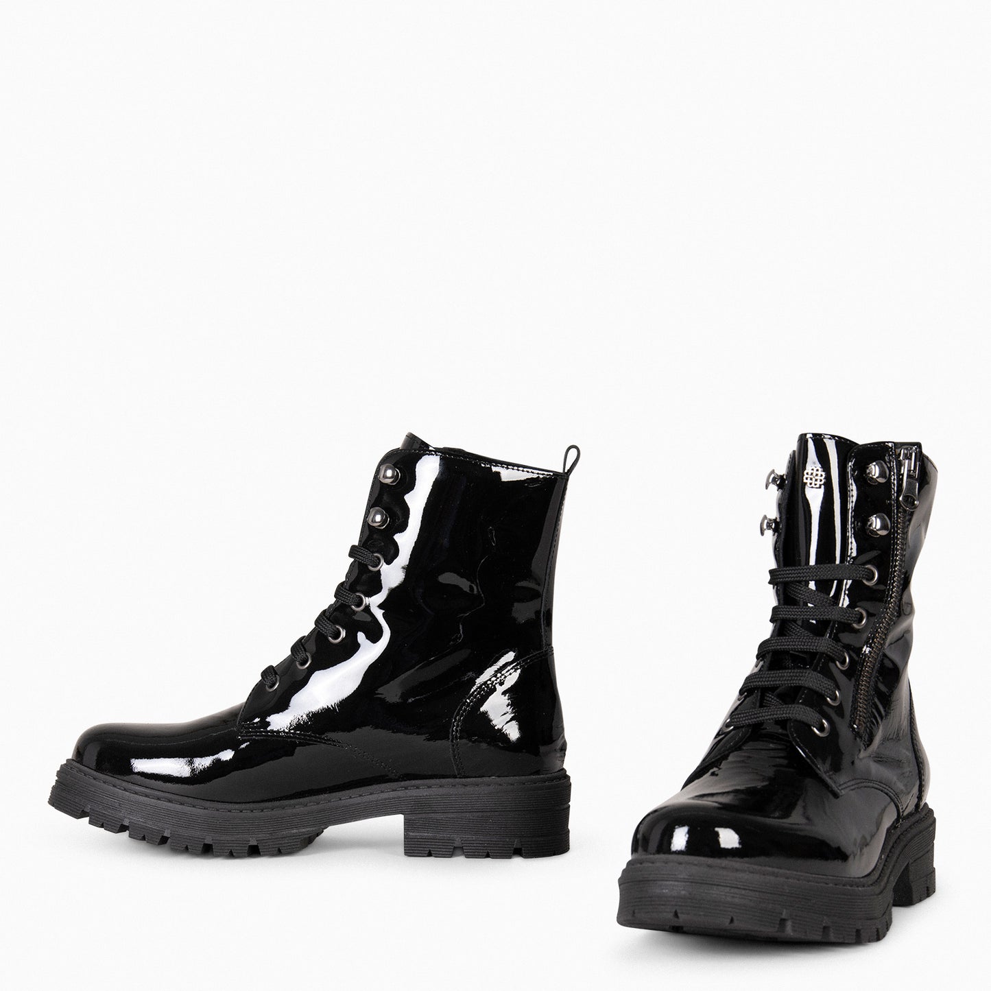 MILITARY – Botins militares para Mulher CHAROLBLACK