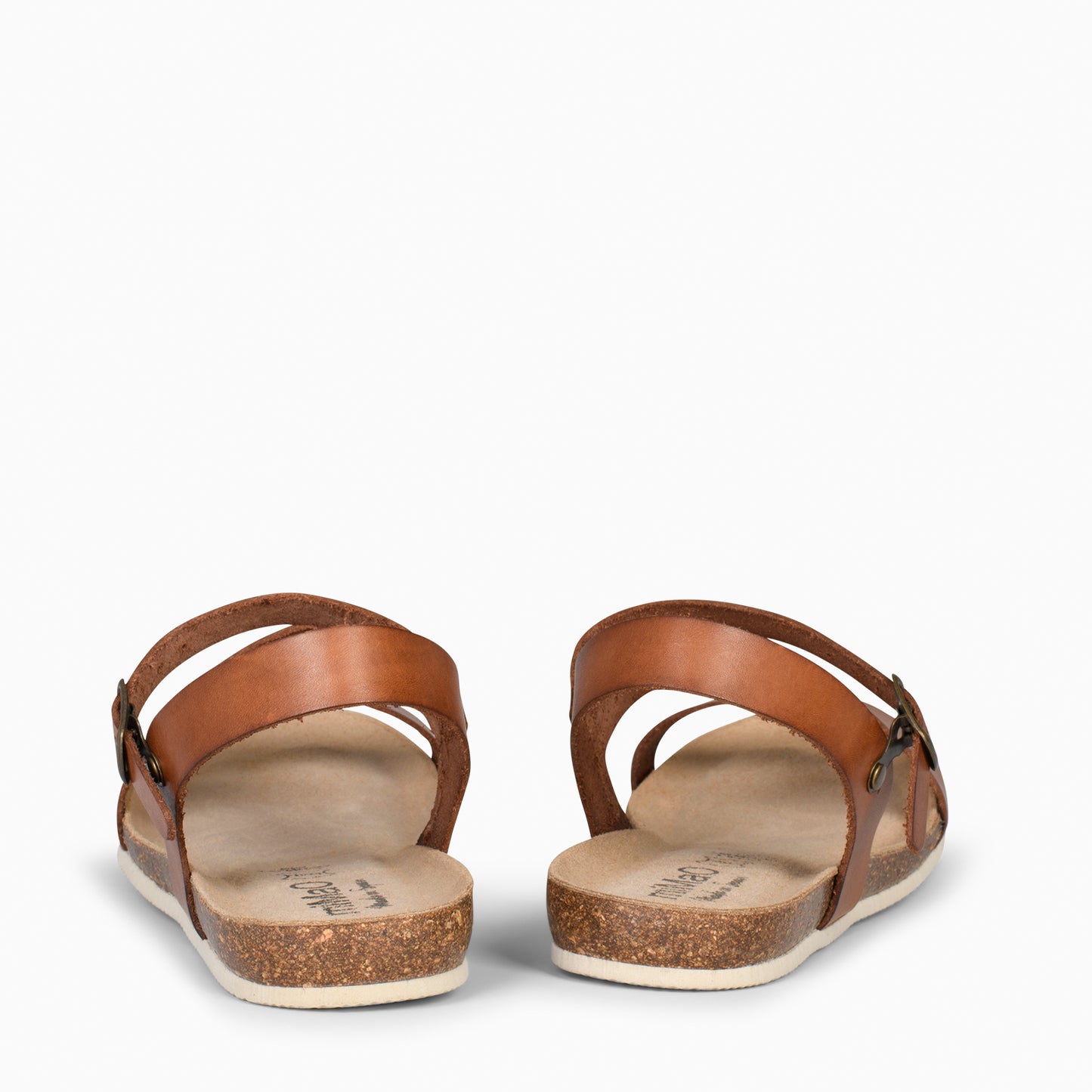 LIS – Sandalias BIO de piel de Vaquetilla CUERO