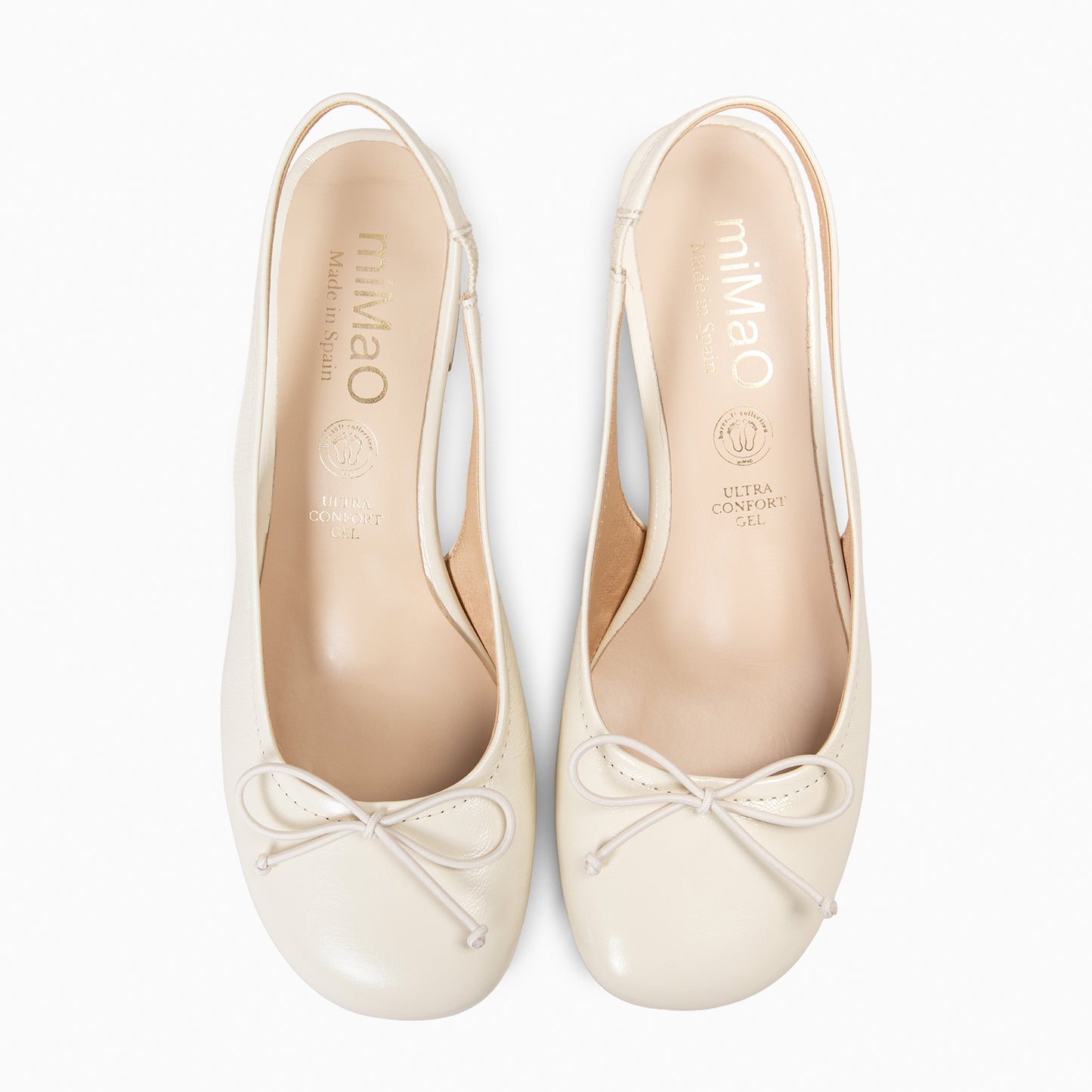 DOROTHY - Zapatos de tacón destalonado Baresoft BEIGE