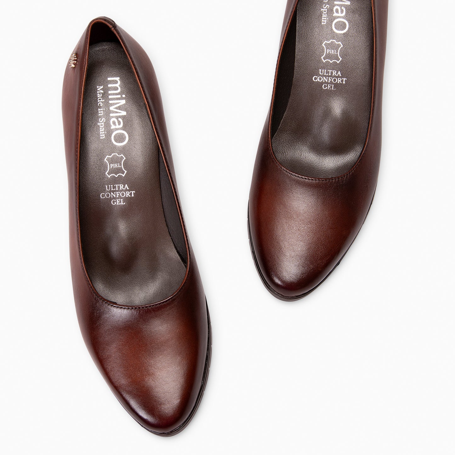 URBAN TREND S - Zapatos de tacón y plataforma TABACO