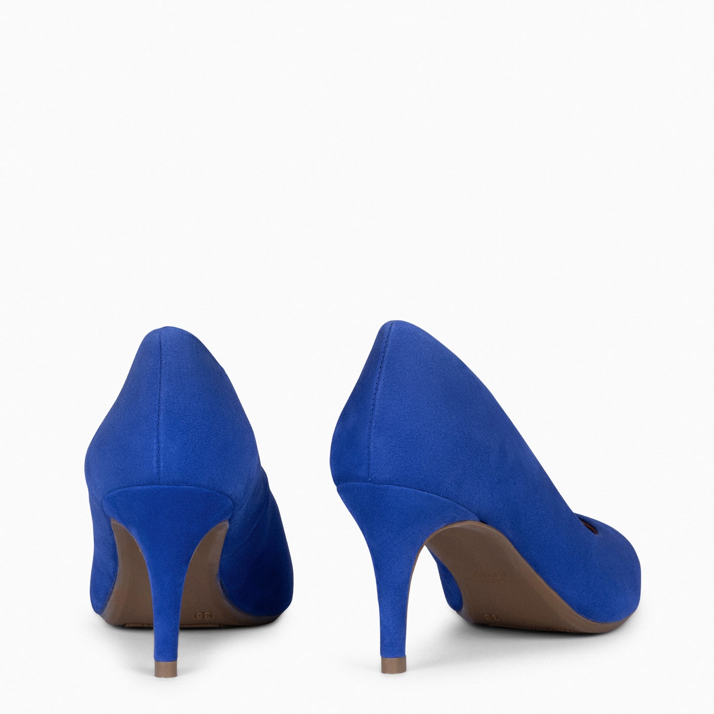 STILETTO – Zapato de tacón de aguja AZUL ELÉCTRICO
