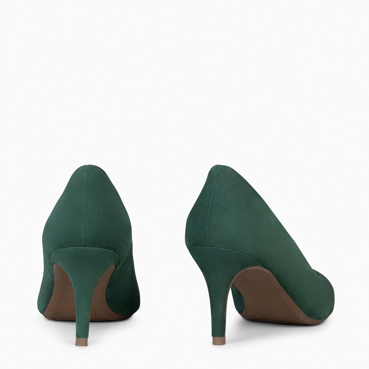 STILETTO - Zapatos de tacón de aguja VERDE BOTELLA