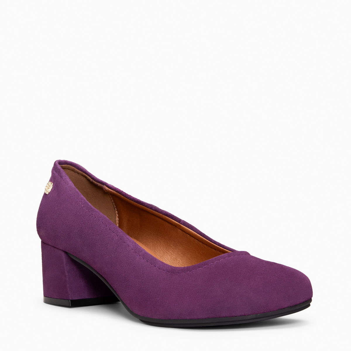 URBAN BARESOFT - Zapatos de salón de tacón ancho  MORADO