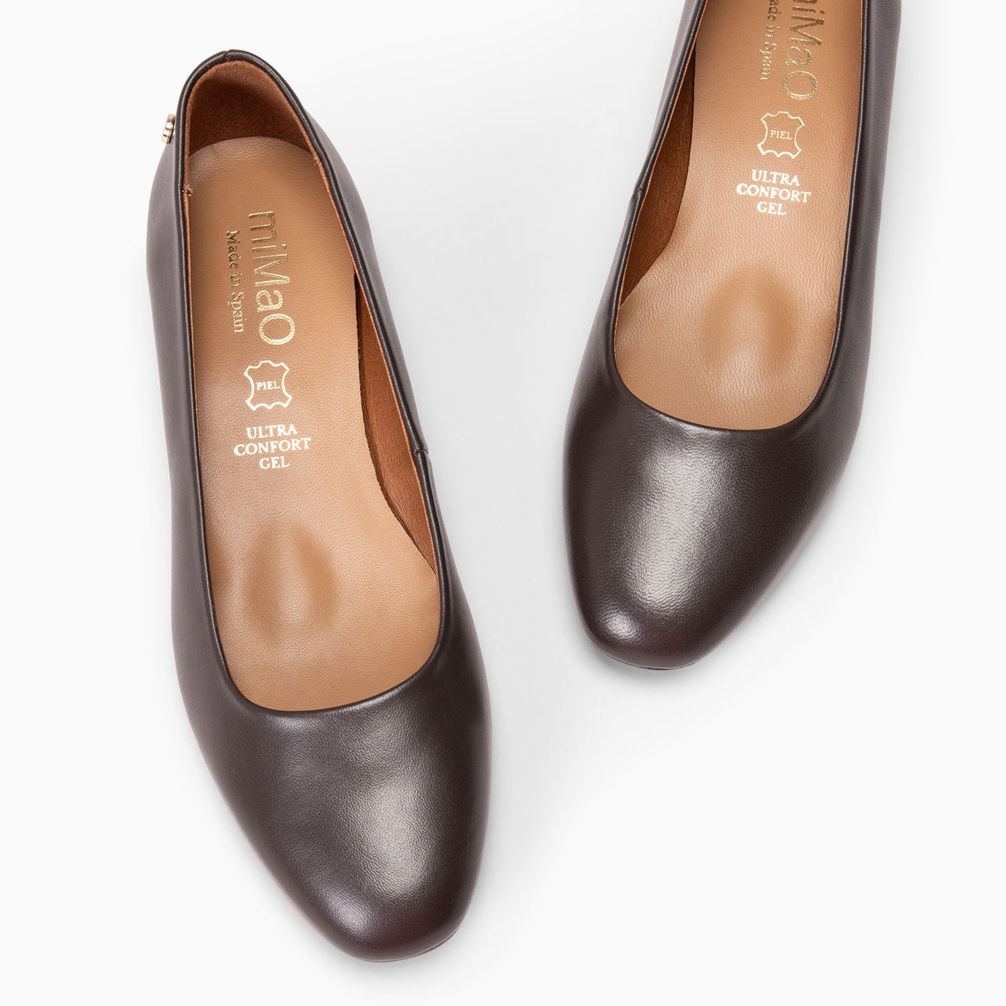 URBAN XS – Zapatos de tacón bajo de MARRON