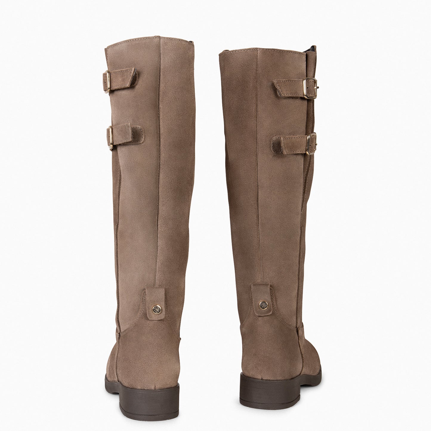 CORK - Bota alta para mujer TAUPE