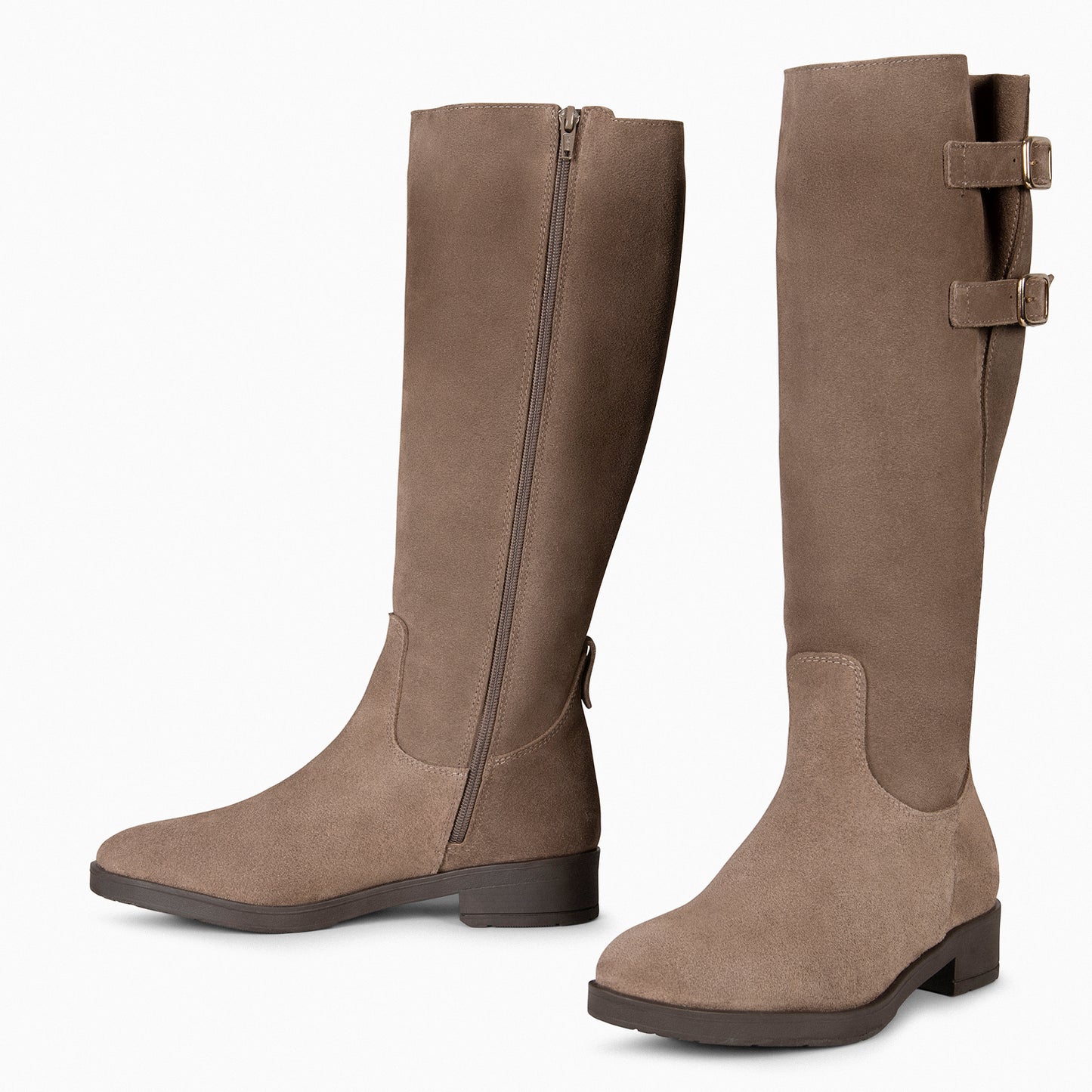 CORK - TAUPE Botte haute pour femmes