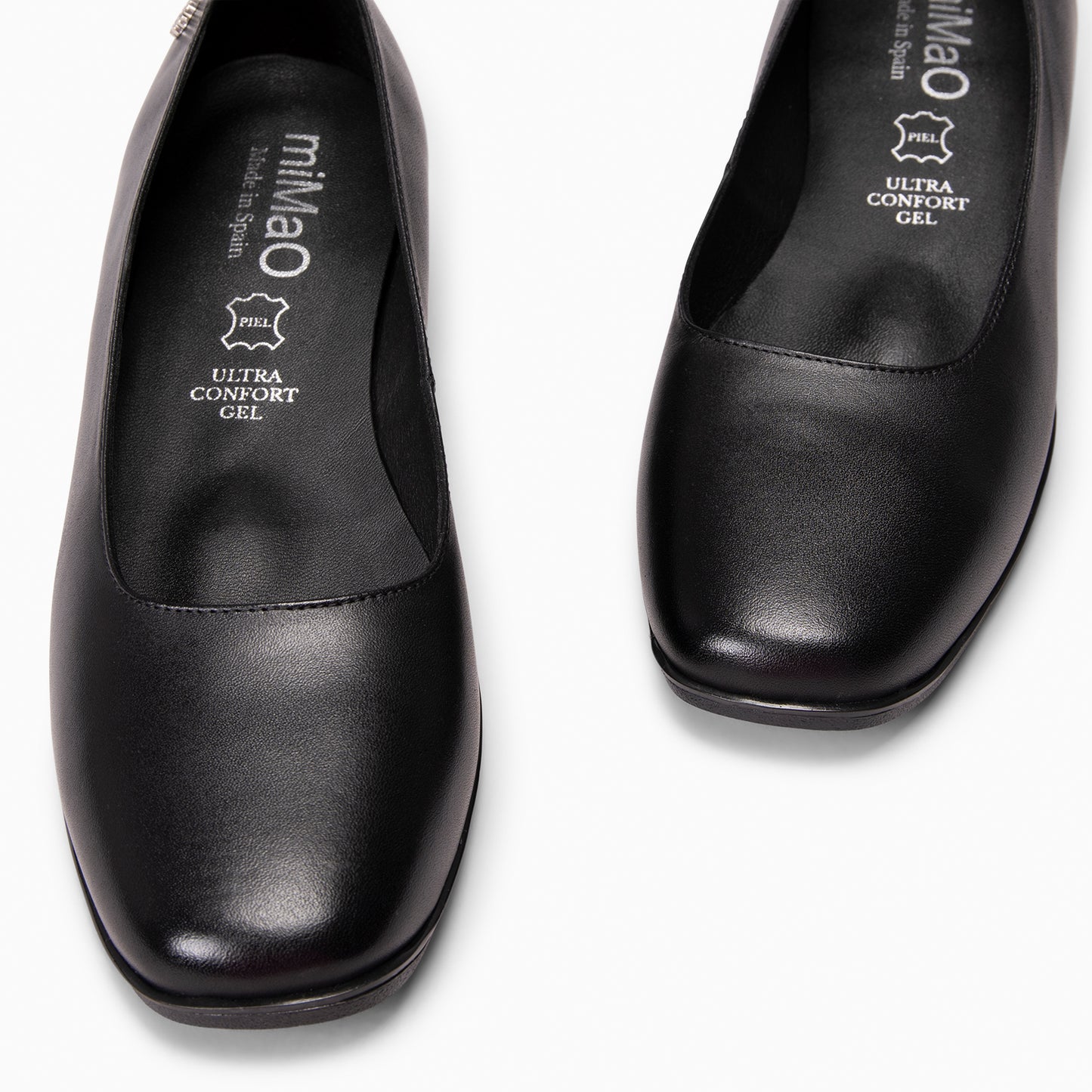 URBAN WIN – Zapato urban de punta cuadrada NEGRO