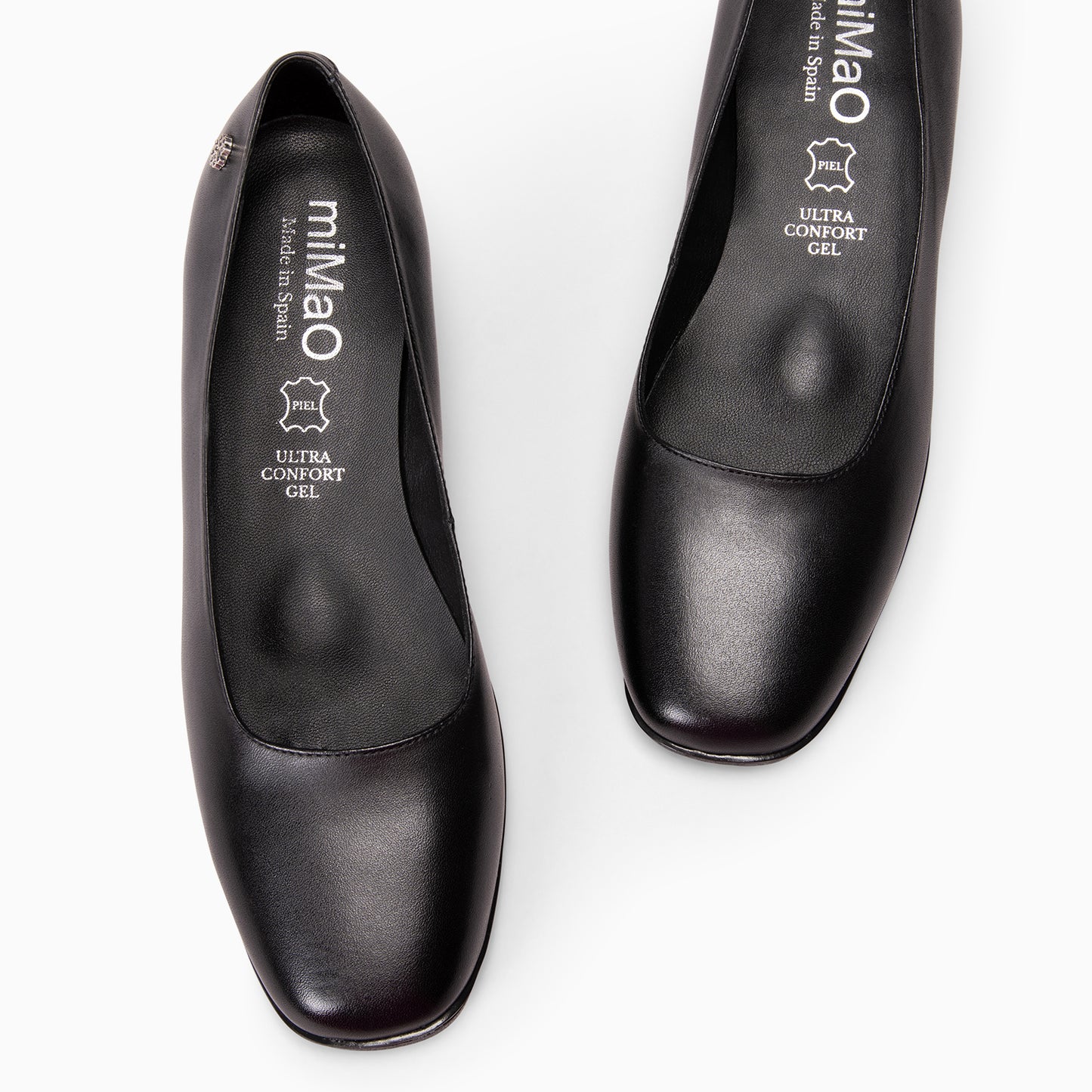 URBAN WIN – Zapato urban de punta cuadrada NEGRO