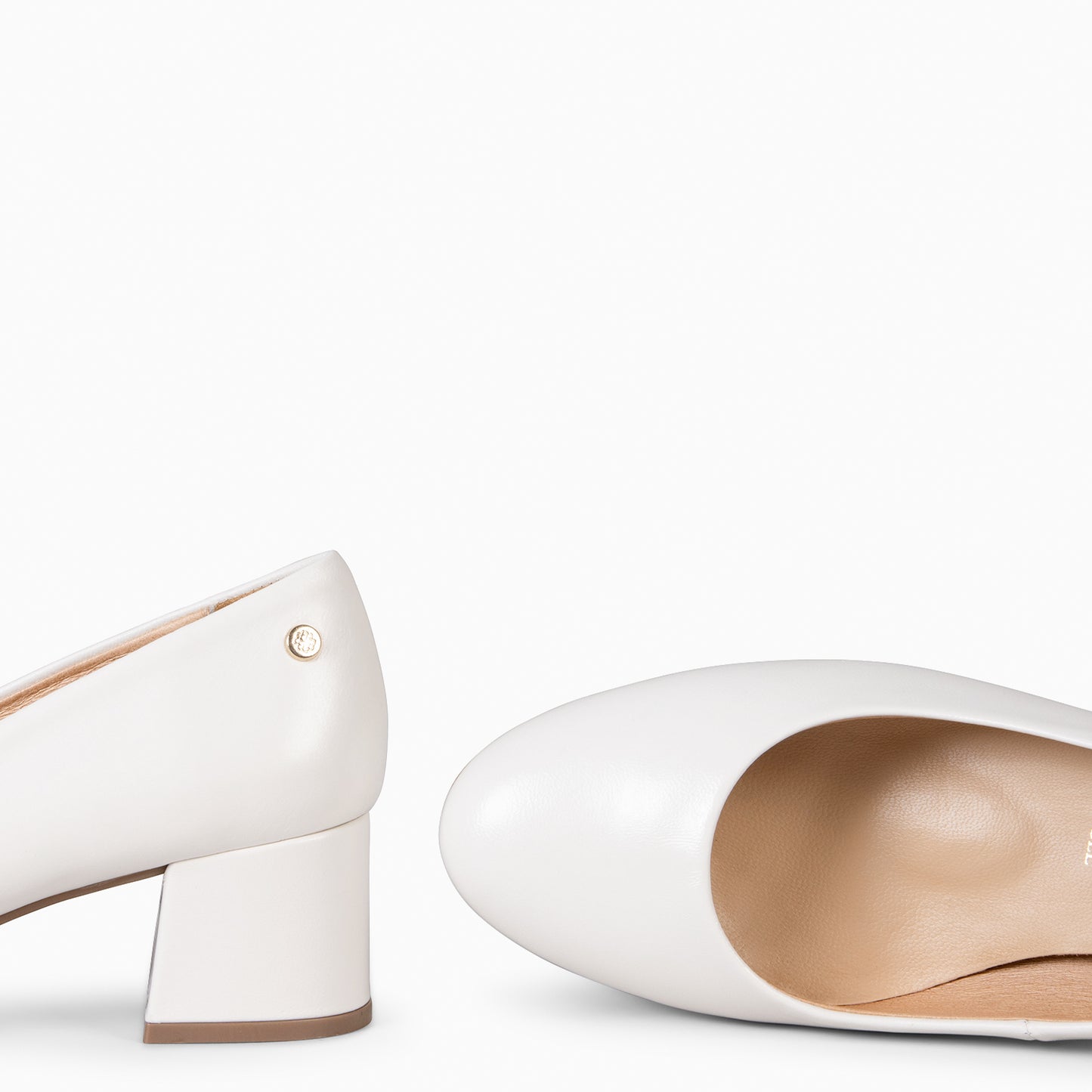 REDONDO SALON - Zapatos de tacón bajo de napa SALINAS