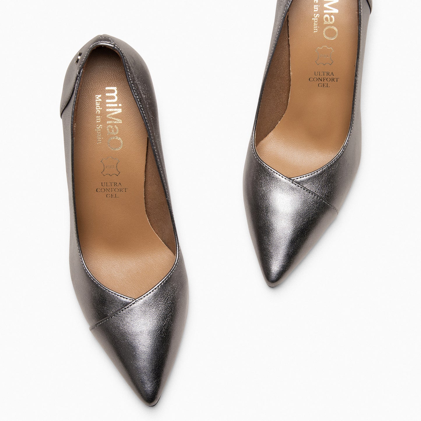 GLAM – Zapatos elegantes de tacón alto  PLATA