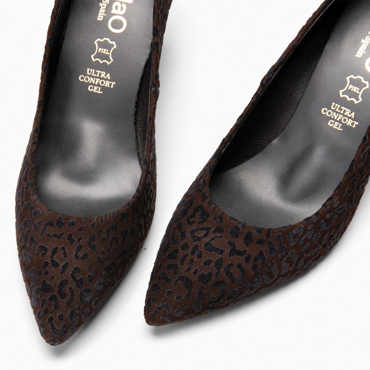 STILETTO - Zapatos de tacón de aguja LEOPARDO