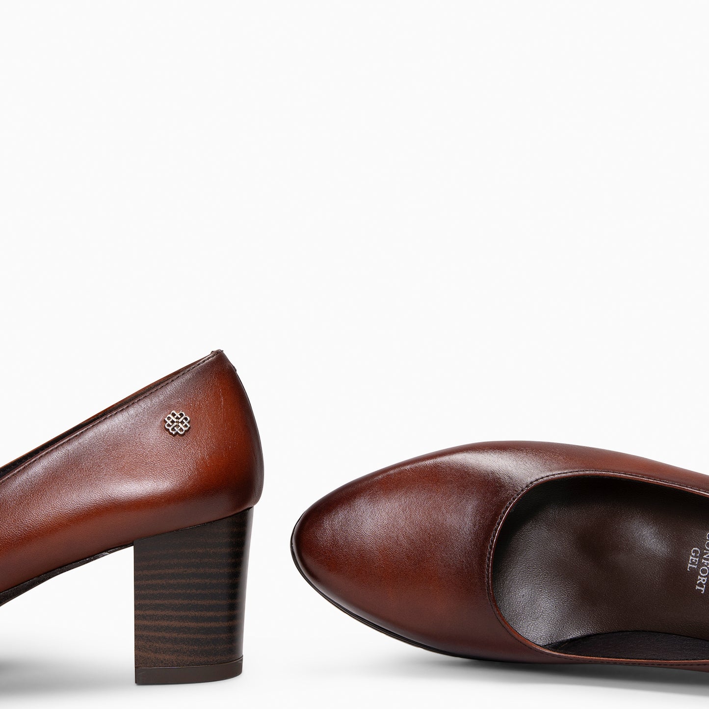 URBAN TREND S - Zapatos de tacón y plataforma TABACO