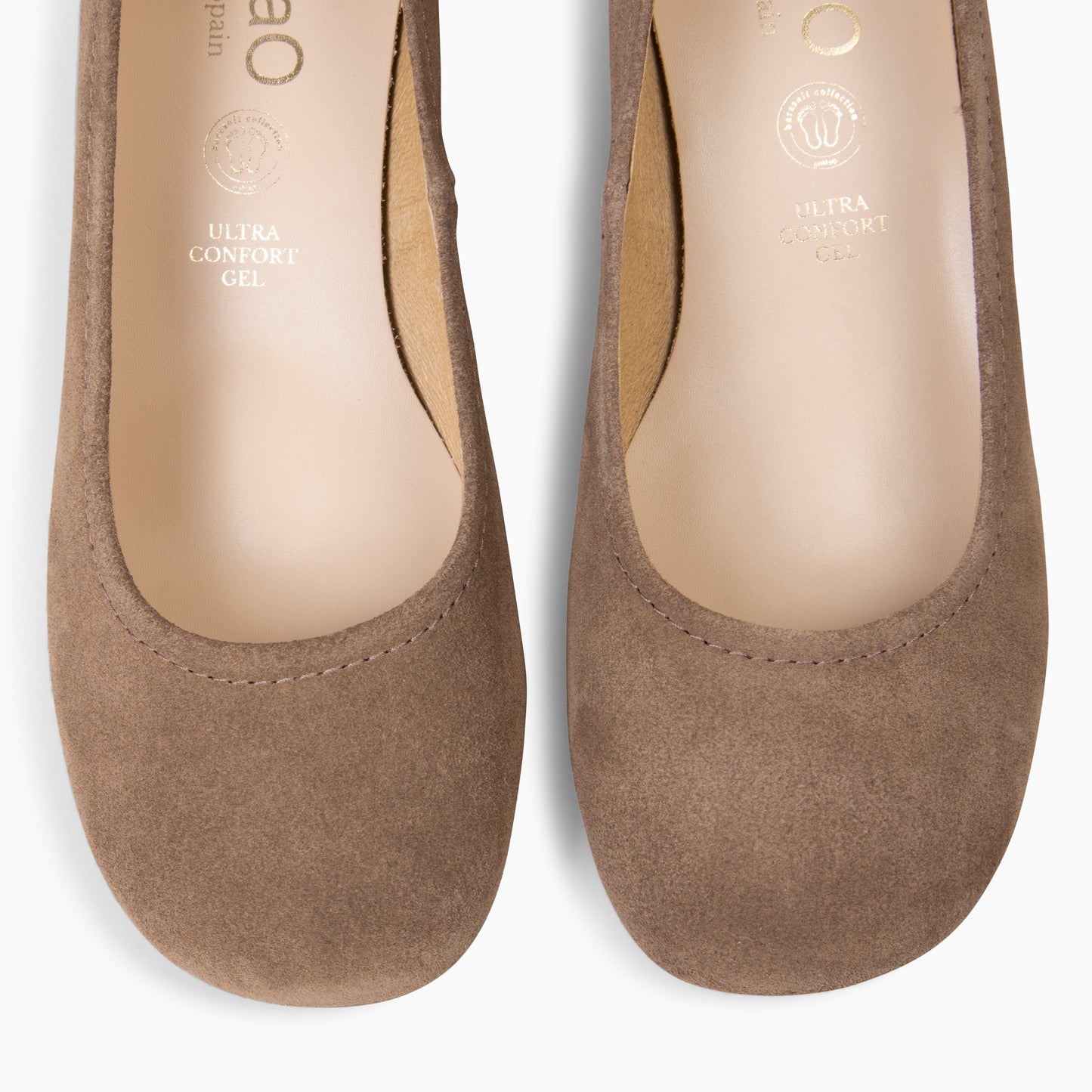 URBAN BARESOFT - ZAPATOS URBAN DE TACÓN ANCHO  TAUPE