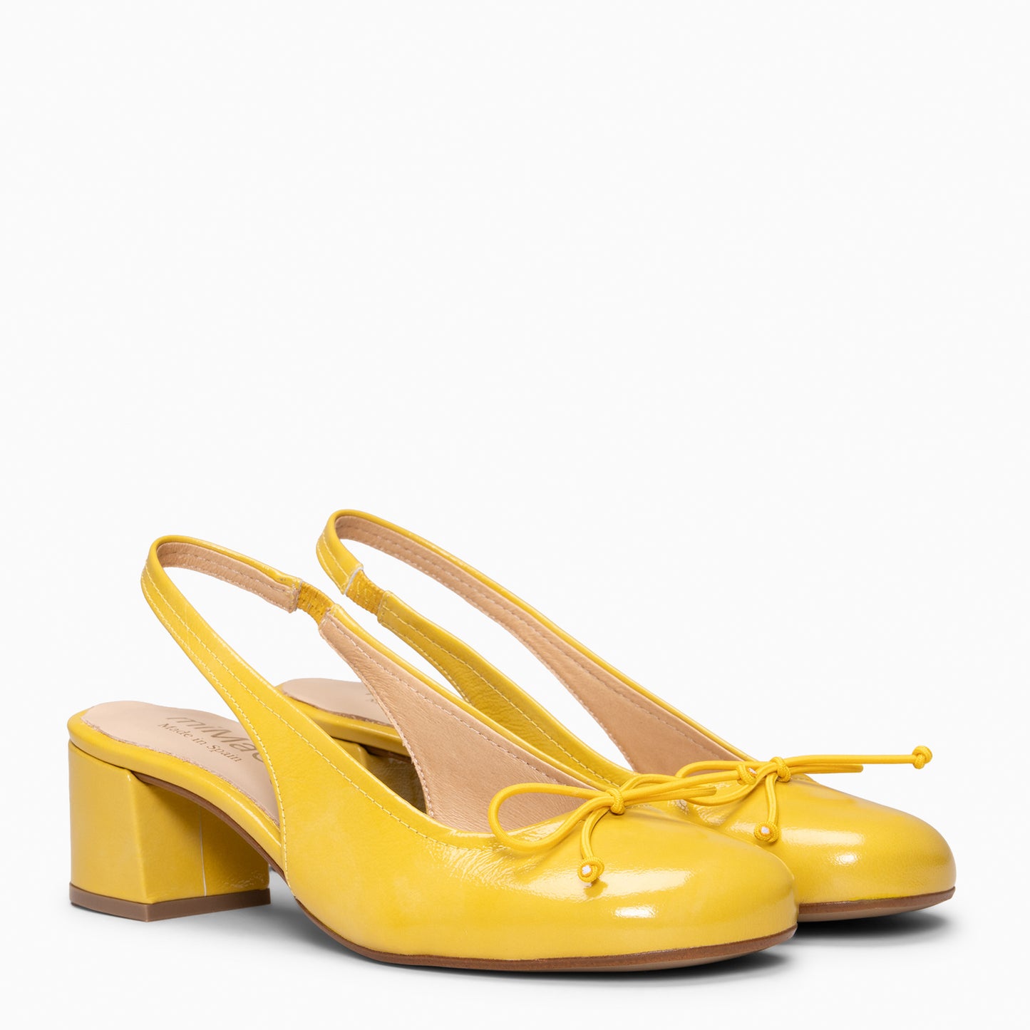 DOROTHY - Zapatos de tacón destalonado Baresoft AMARILLO