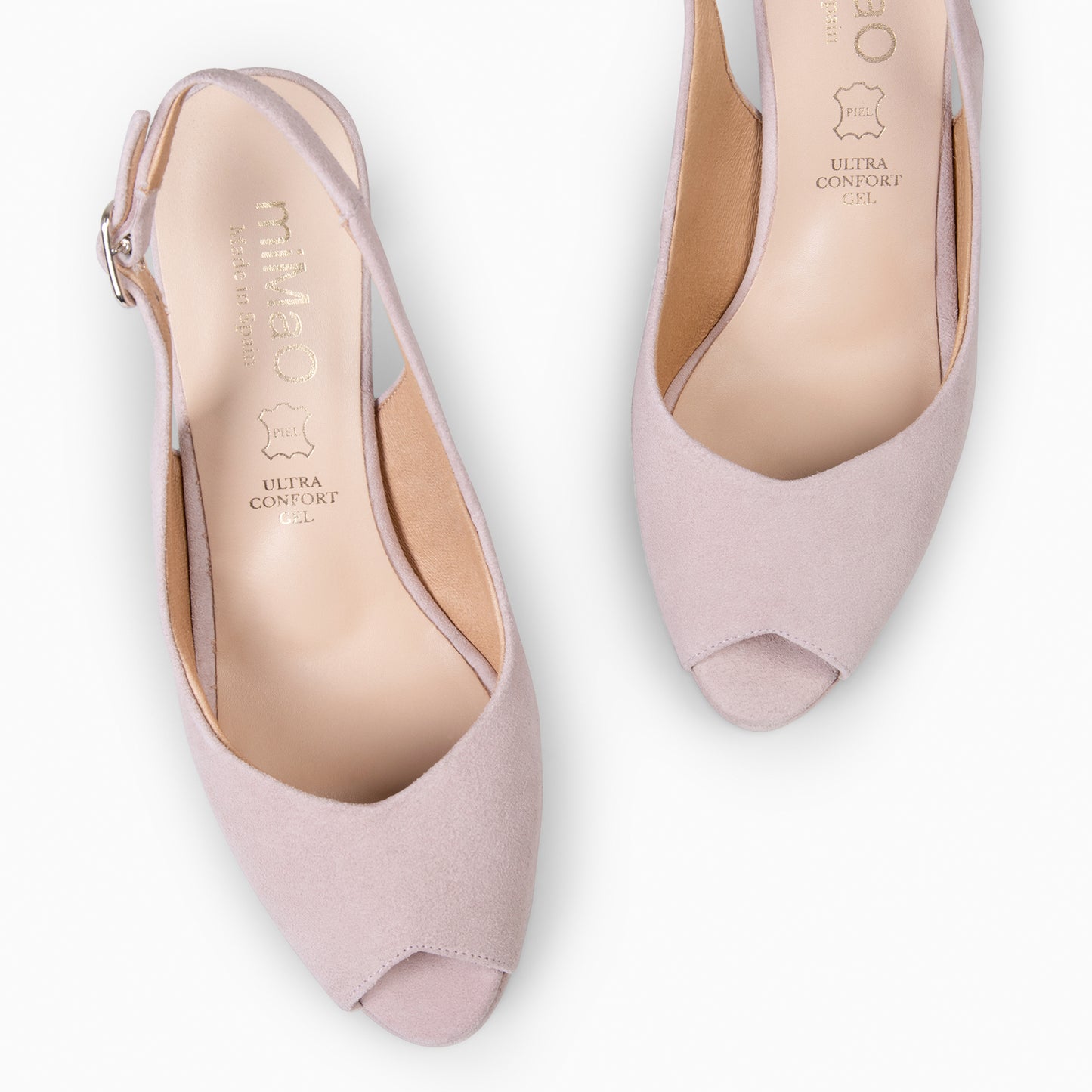 ELSA - Zapatos de tacón alto destalonados NUDE