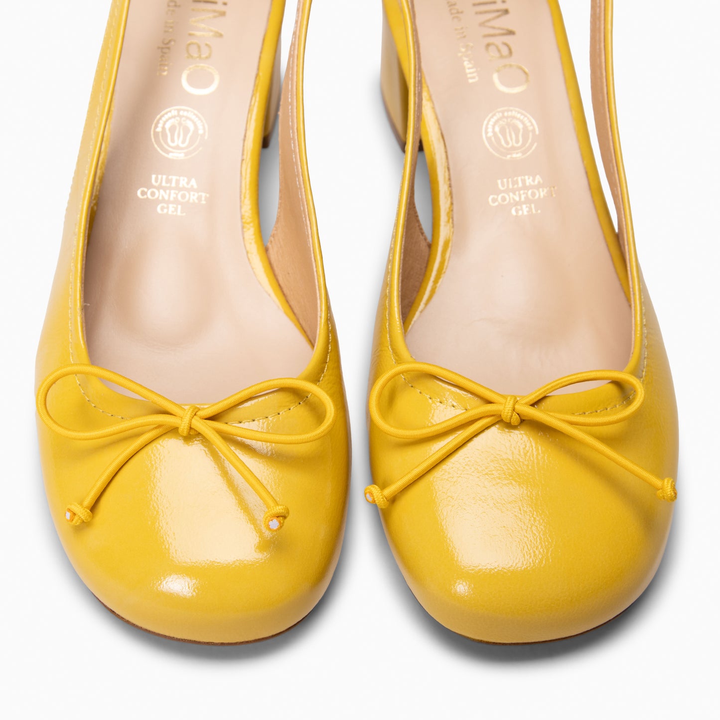 DOROTHY - Zapatos de tacón destalonado Baresoft AMARILLO