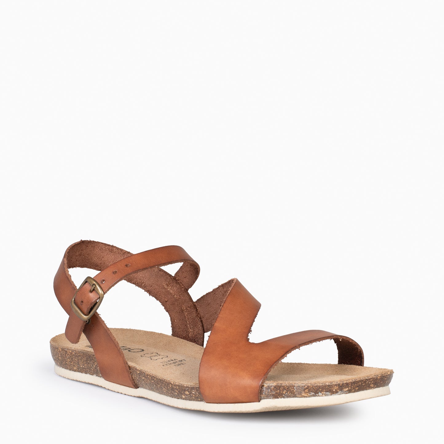 LIS – Sandalias BIO de piel de vaquetilla CUERO