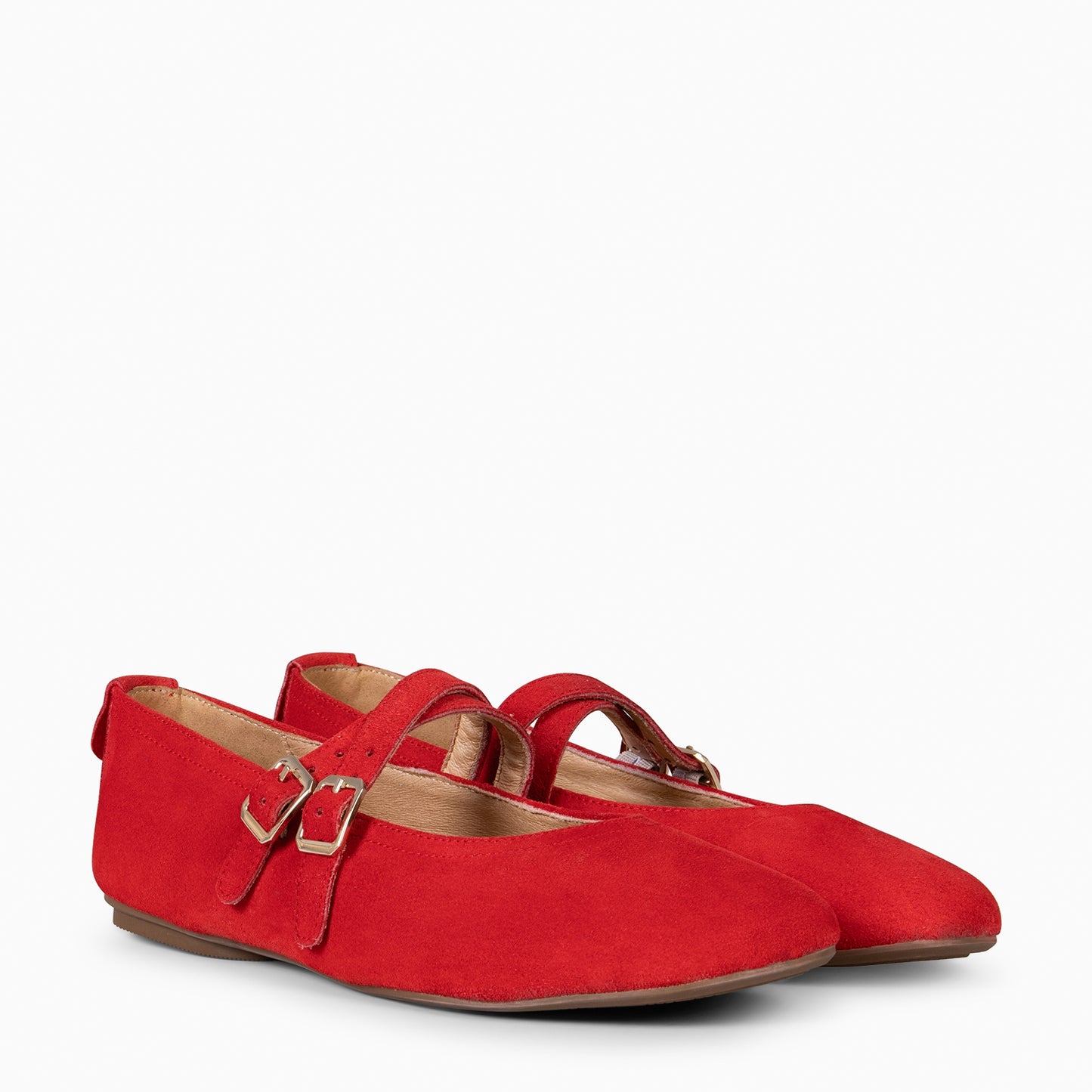 AMAPOLA – BAILARINA PLANA BARESOFT ROJO