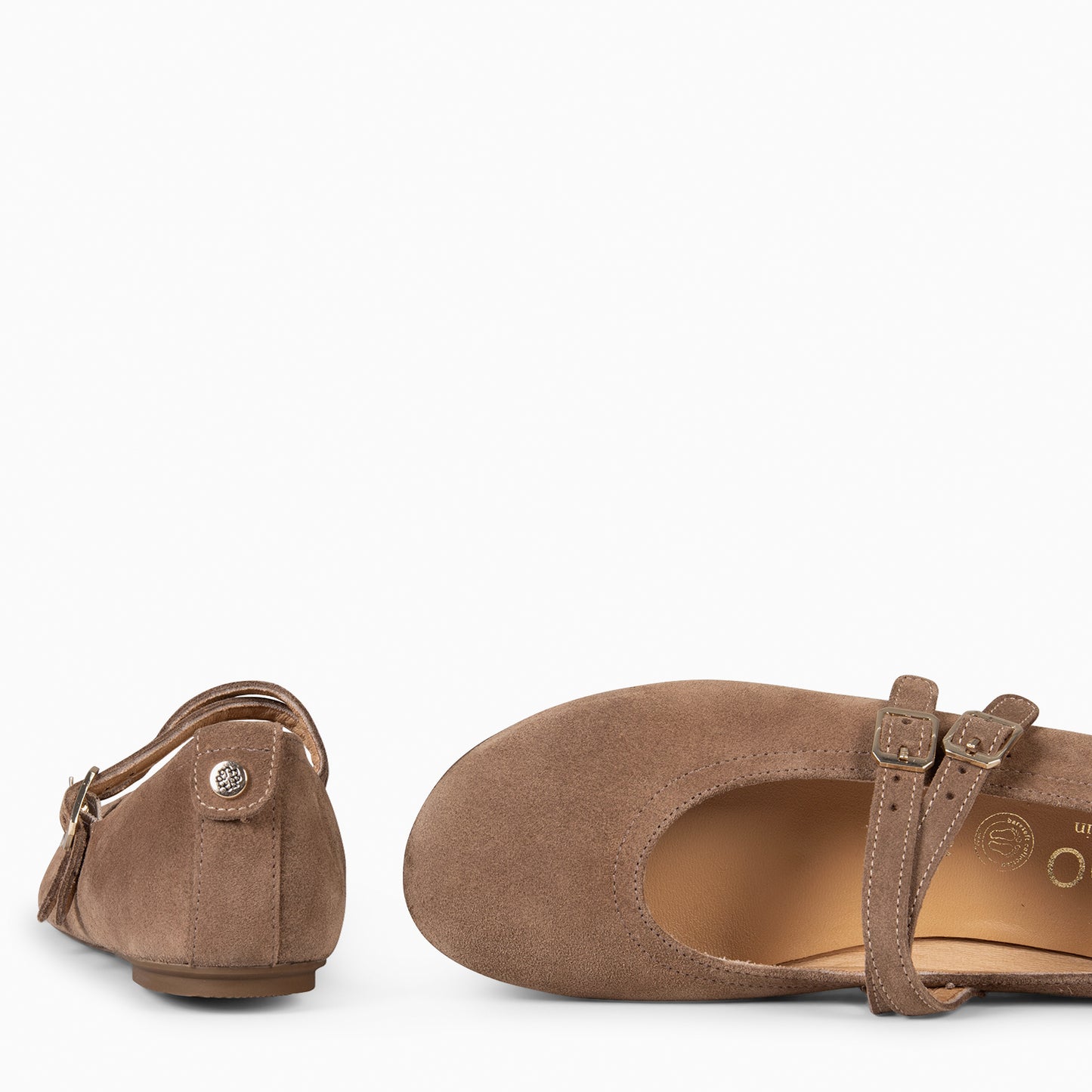 AMAPOLA – BAILARINA PLANA BARESOFT TAUPE