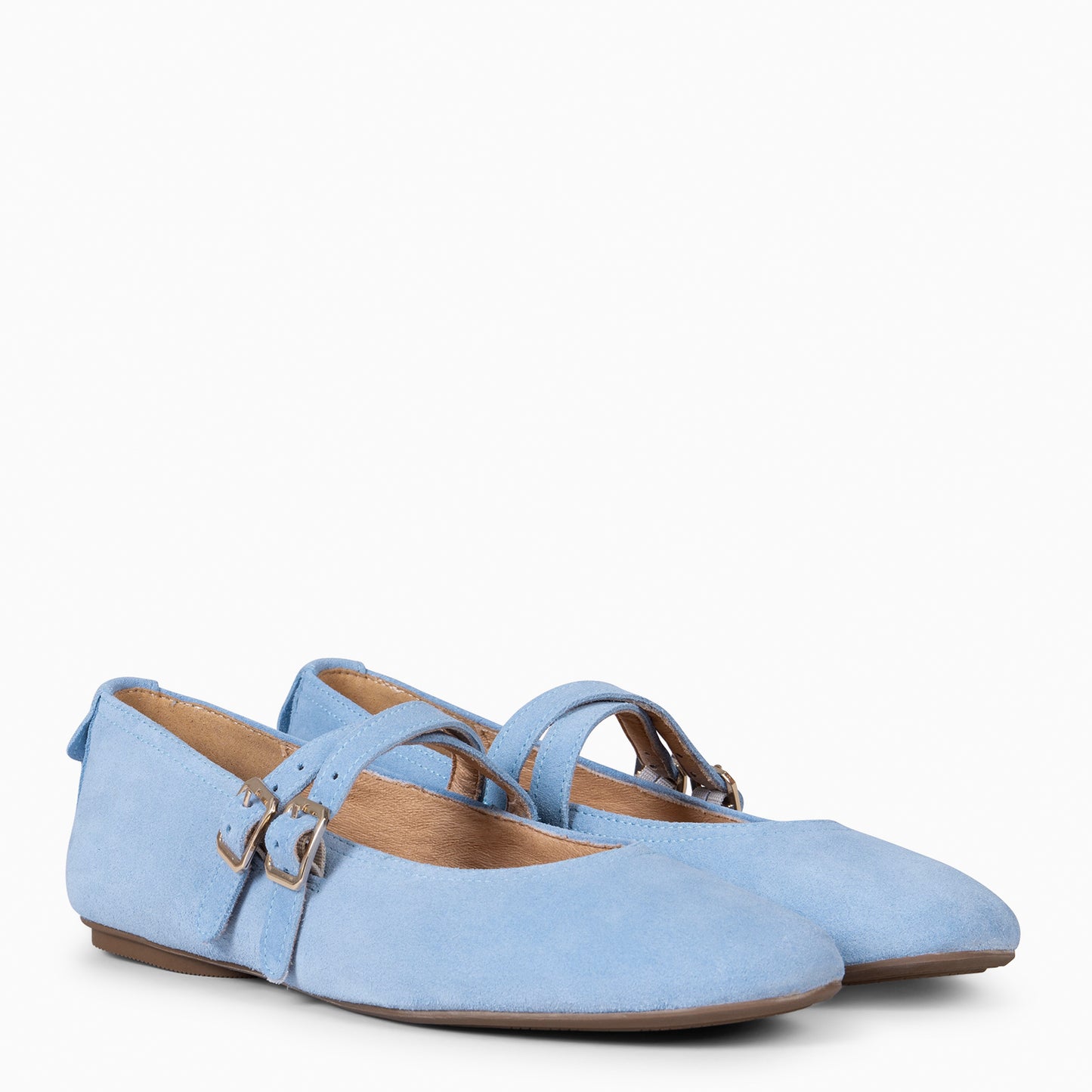 AMAPOLA – BAILARINA PLANA BARESOFT AZUL