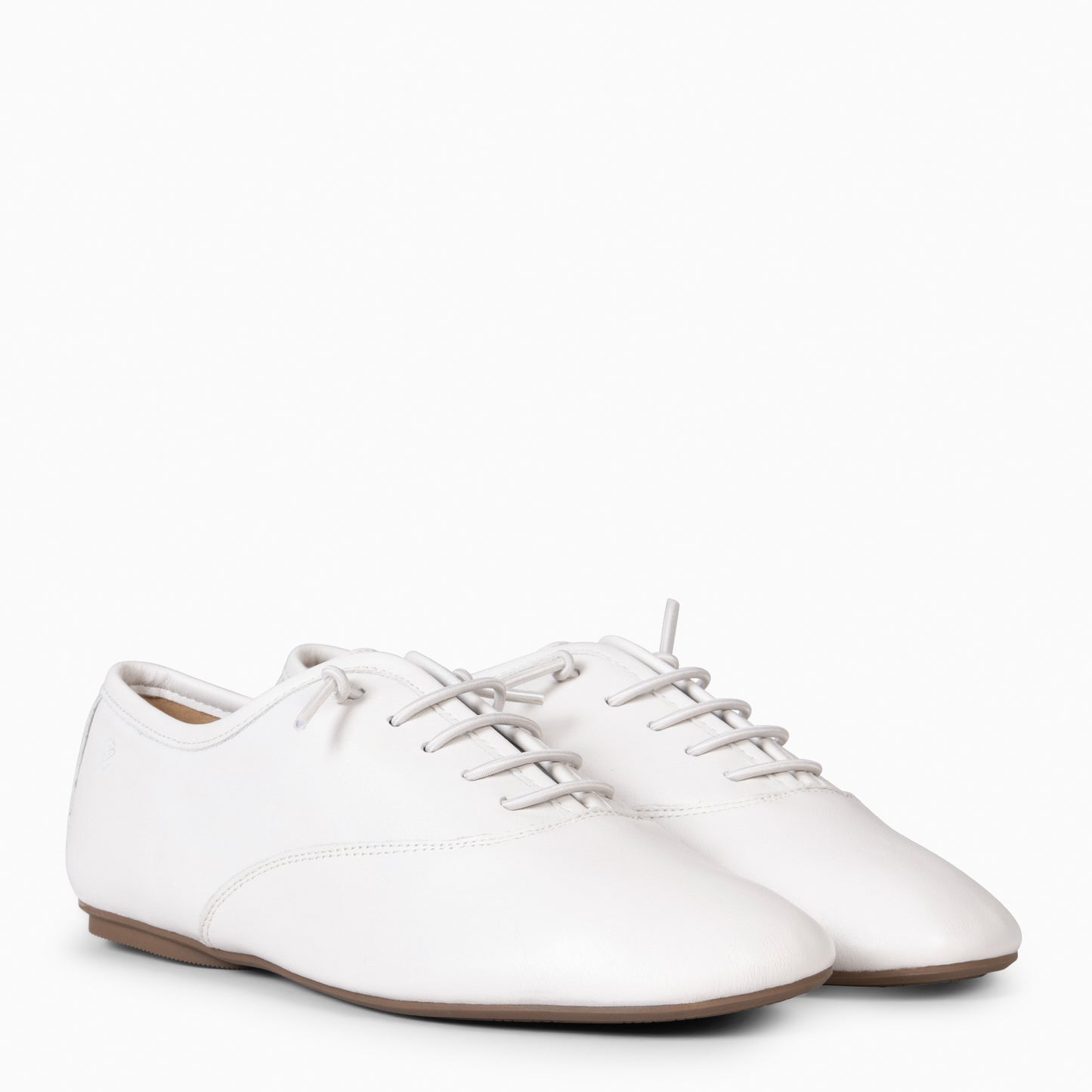 IRIA - Zapatillas Baresoft con Cordones Elásticos  BEIGE