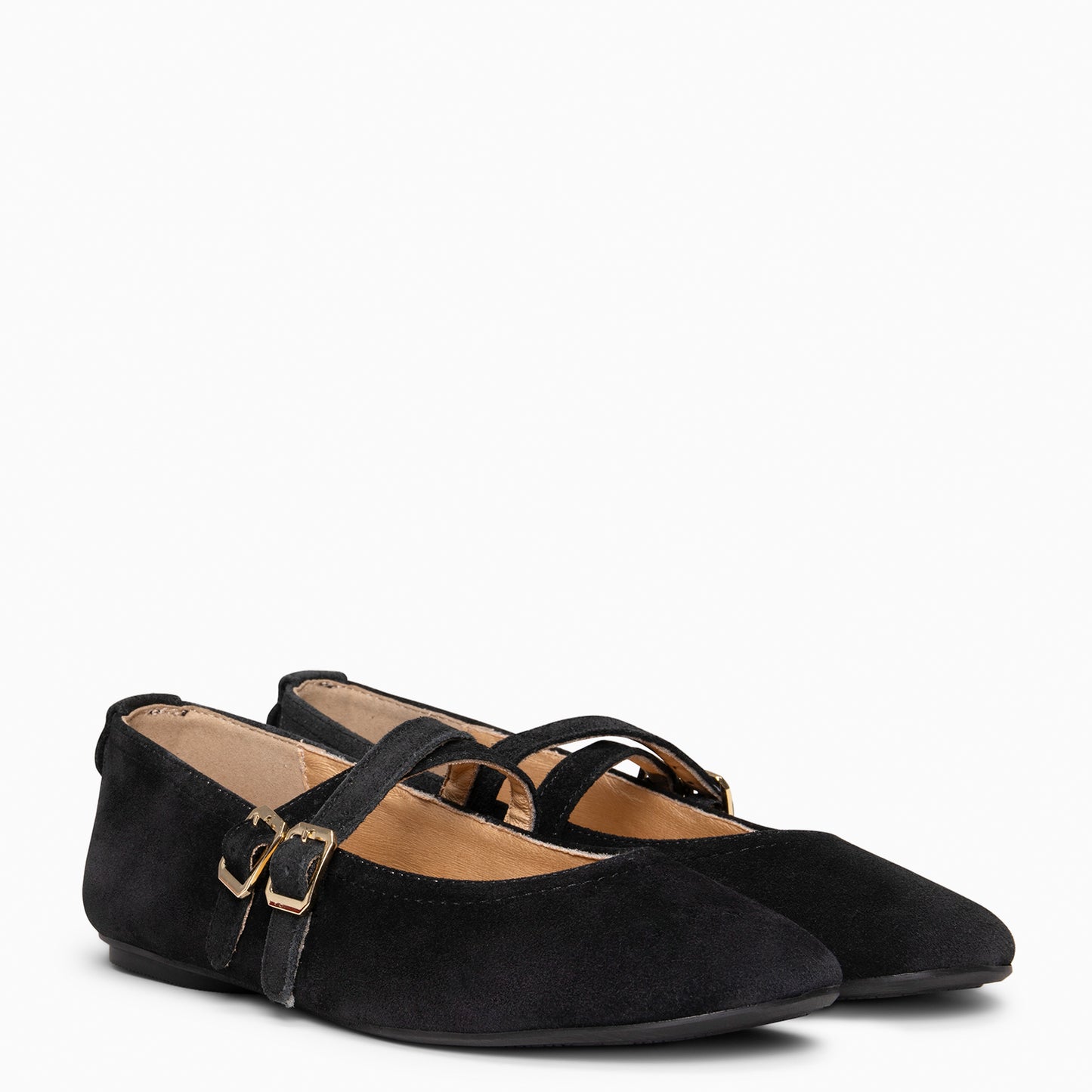 AMAPOLA – BAILARINA PLANA BARESOFT NEGRO