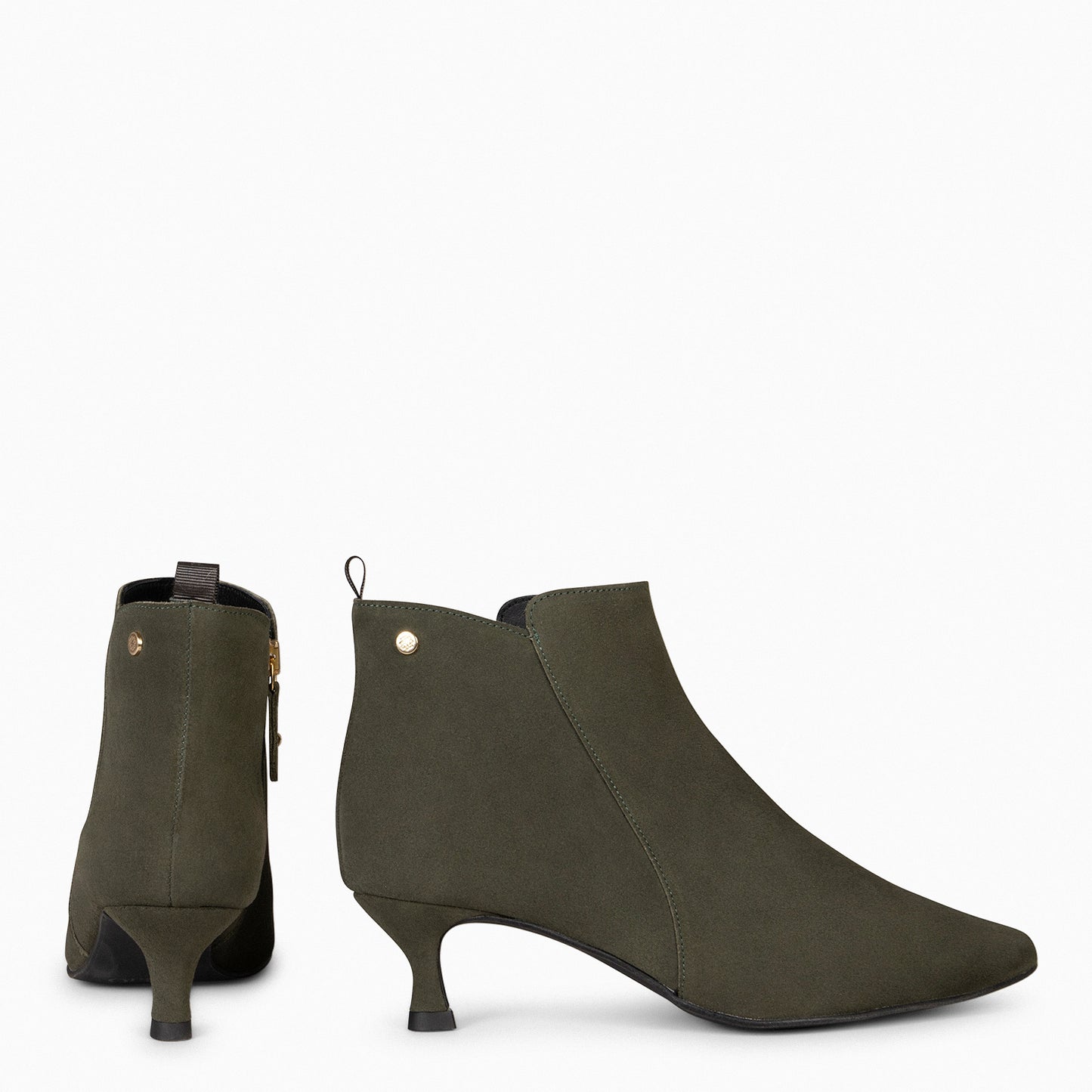 ROYAL – Bottines à petit talon VERT