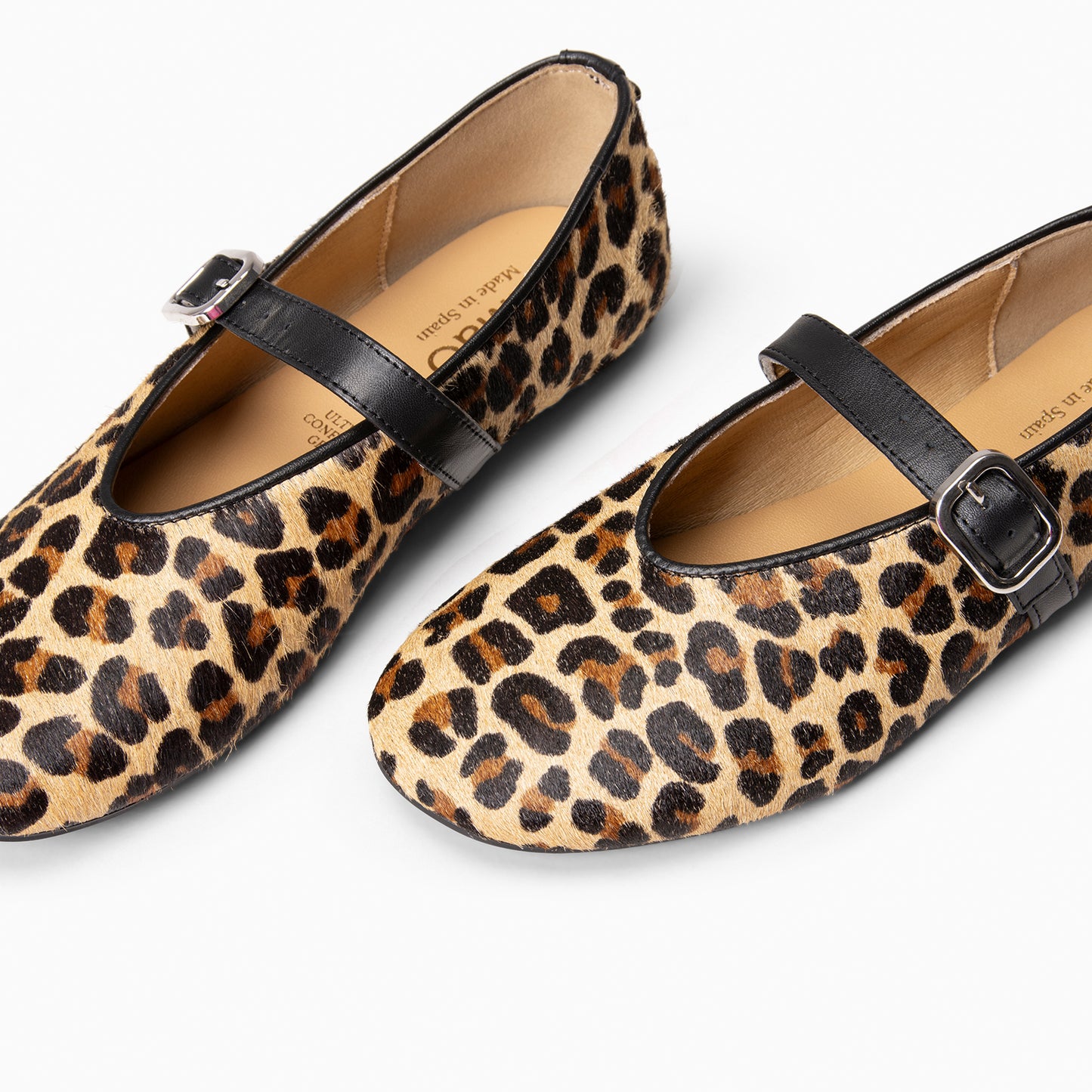 ALHELI – Merceditas con tira ajustable LEOPARDO
