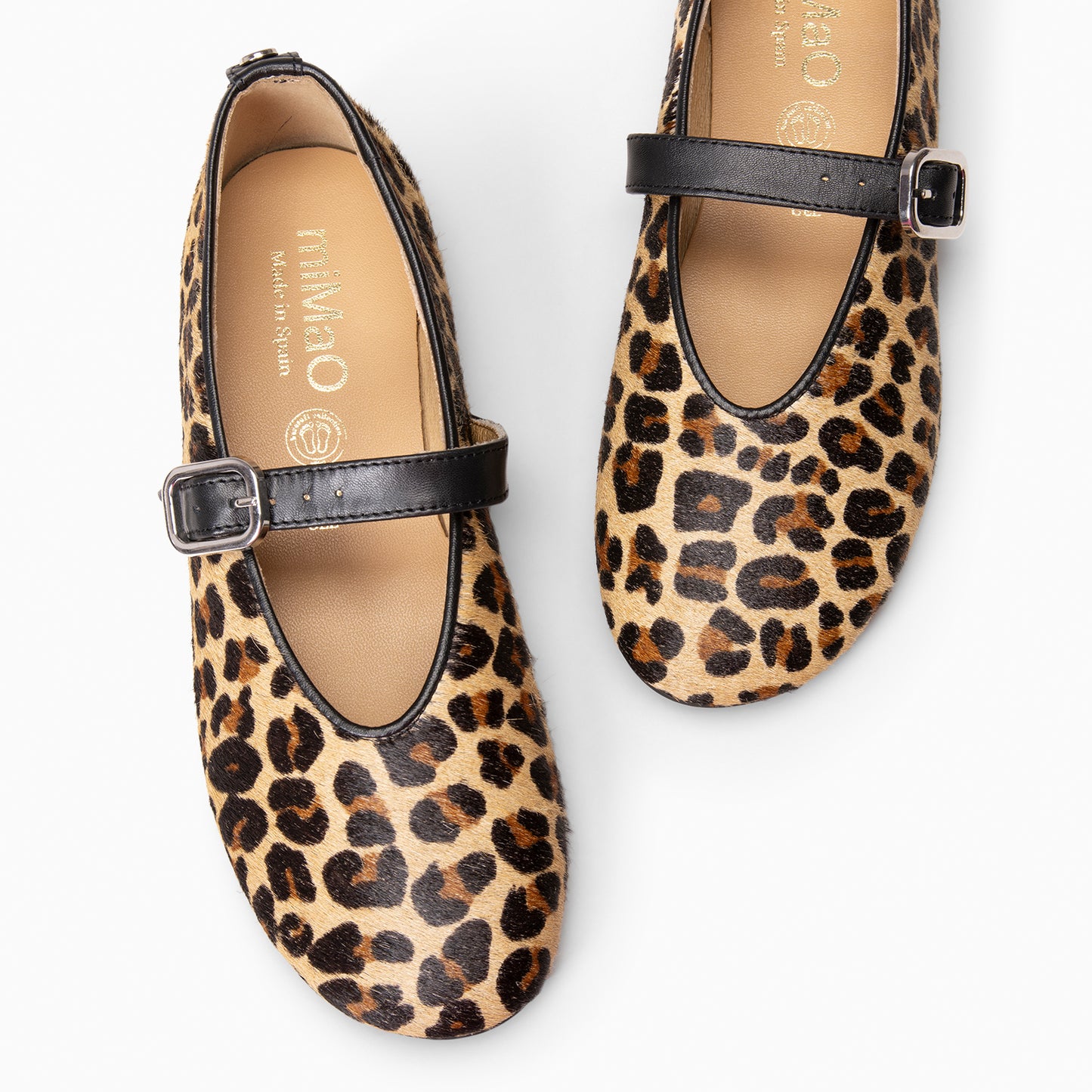 ALHELI – Merceditas con tira ajustable LEOPARDO
