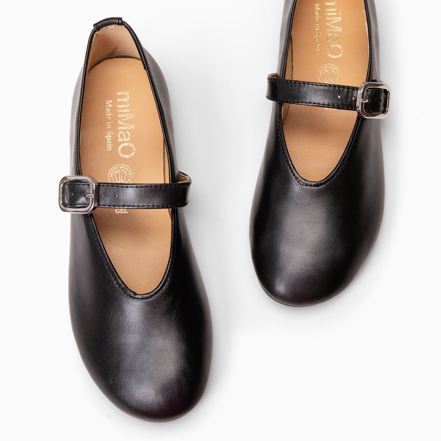 ALHELI – Merceditas con tira ajustable NEGRO