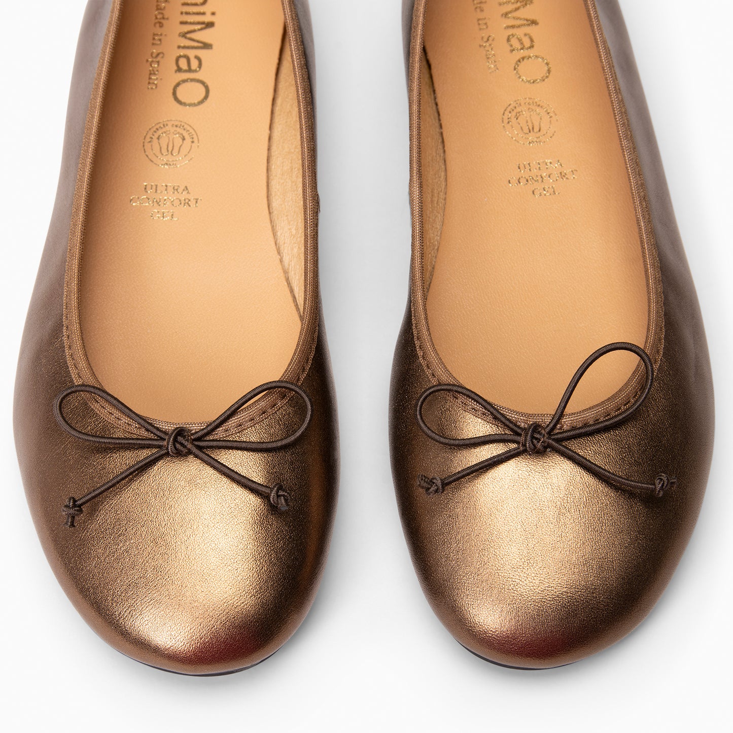 CAMPANILLA – BAILARINA BARESOFT CON LAZO COBRE