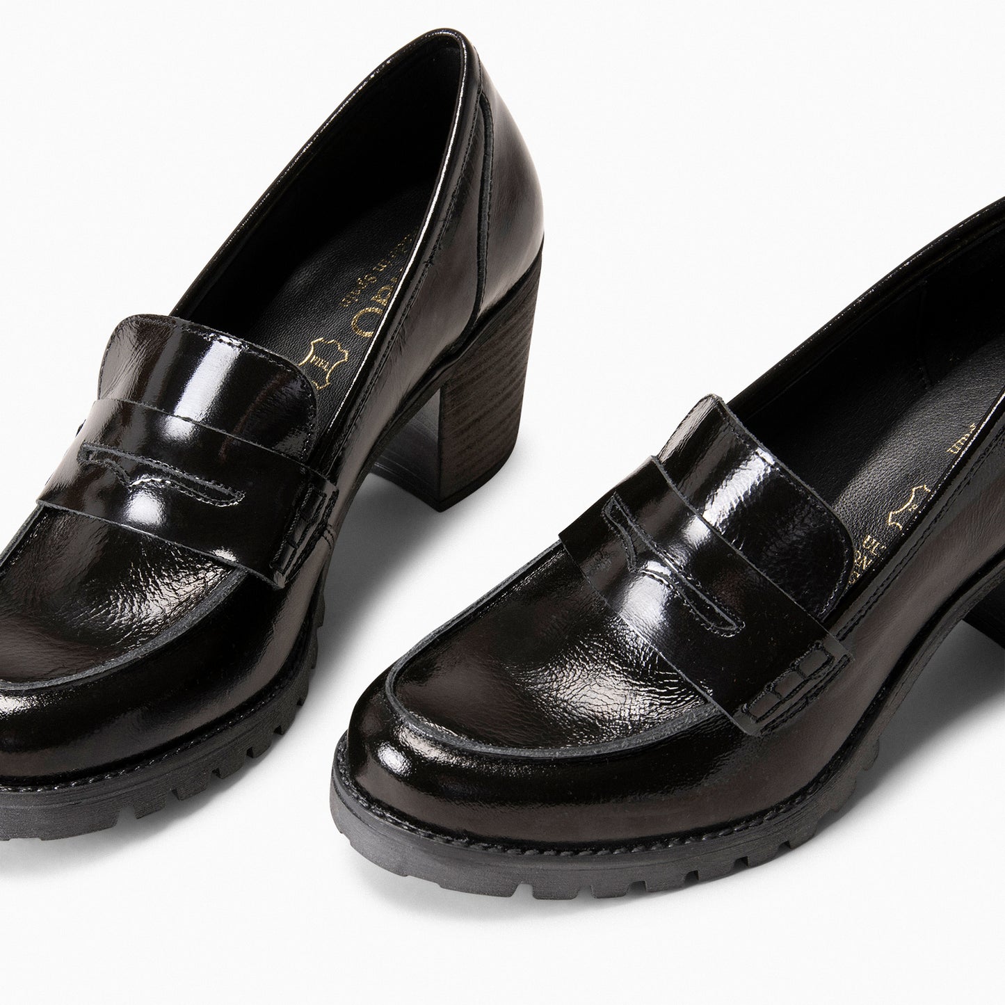 TREND S - Mocasines con tacón NEGRO