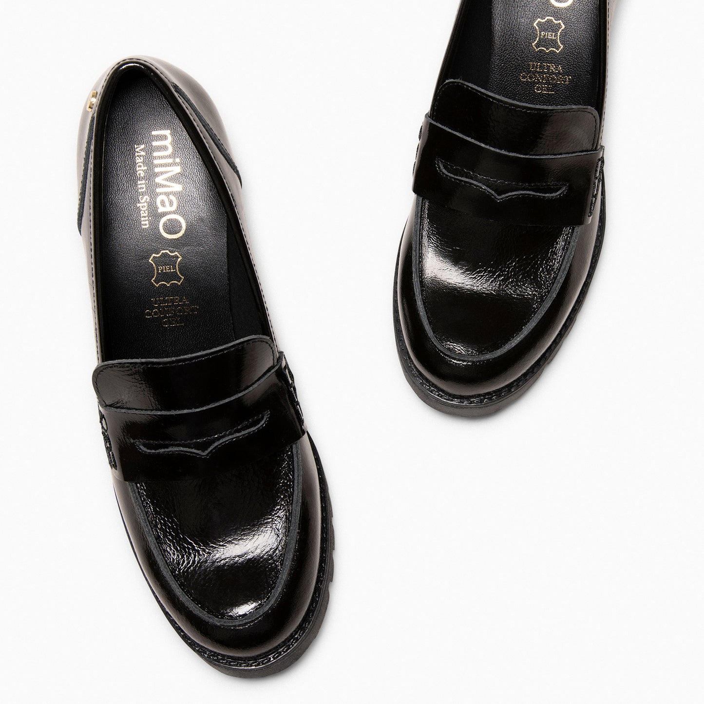 TREND S - Mocasines con tacón NEGRO