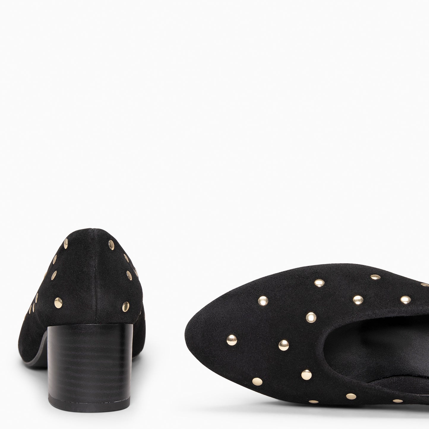 URBAN STYLE TACHAS - Zapatos de tacón ancho NEGRO