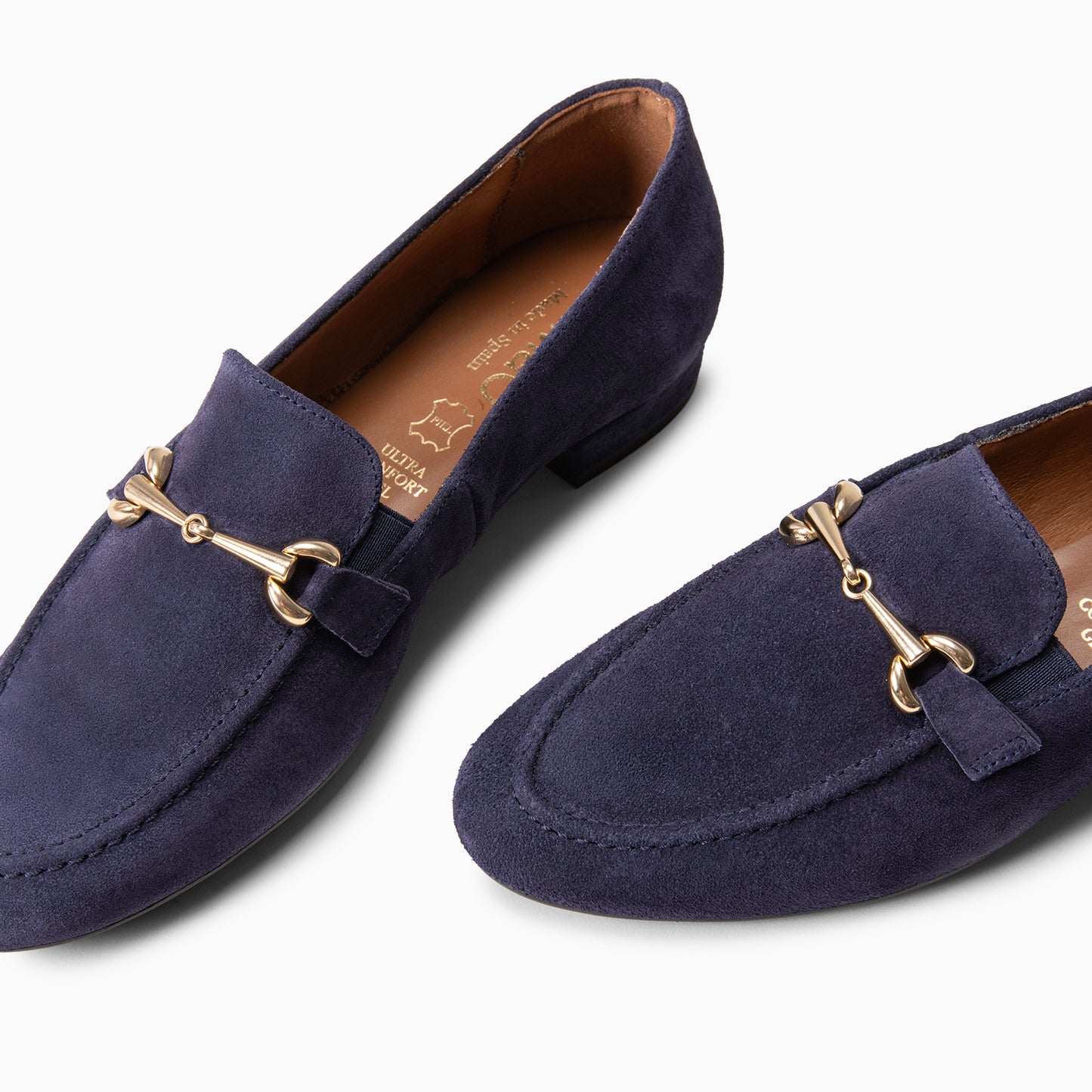 SERENA - Mocasín de piel MARINO