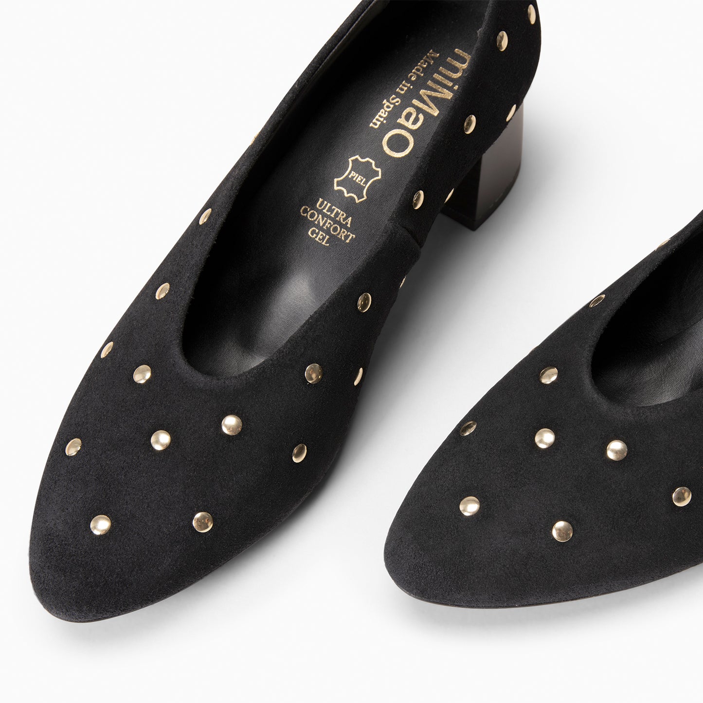 URBAN STYLE TACHAS - Zapatos de tacón ancho NEGRO