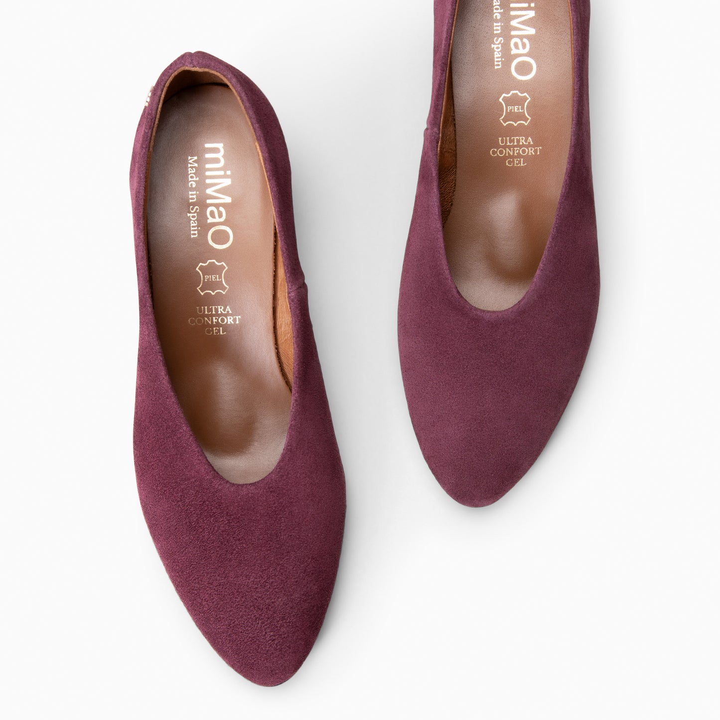 URBAN STYLE - Zapatos de tacón ancho BURDEOS