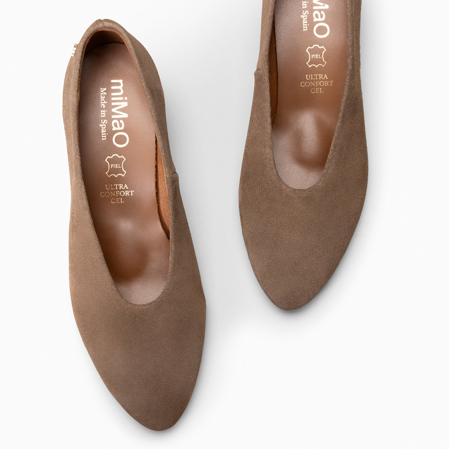 URBAN STYLE - Zapatos de tacón ancho TAUPE