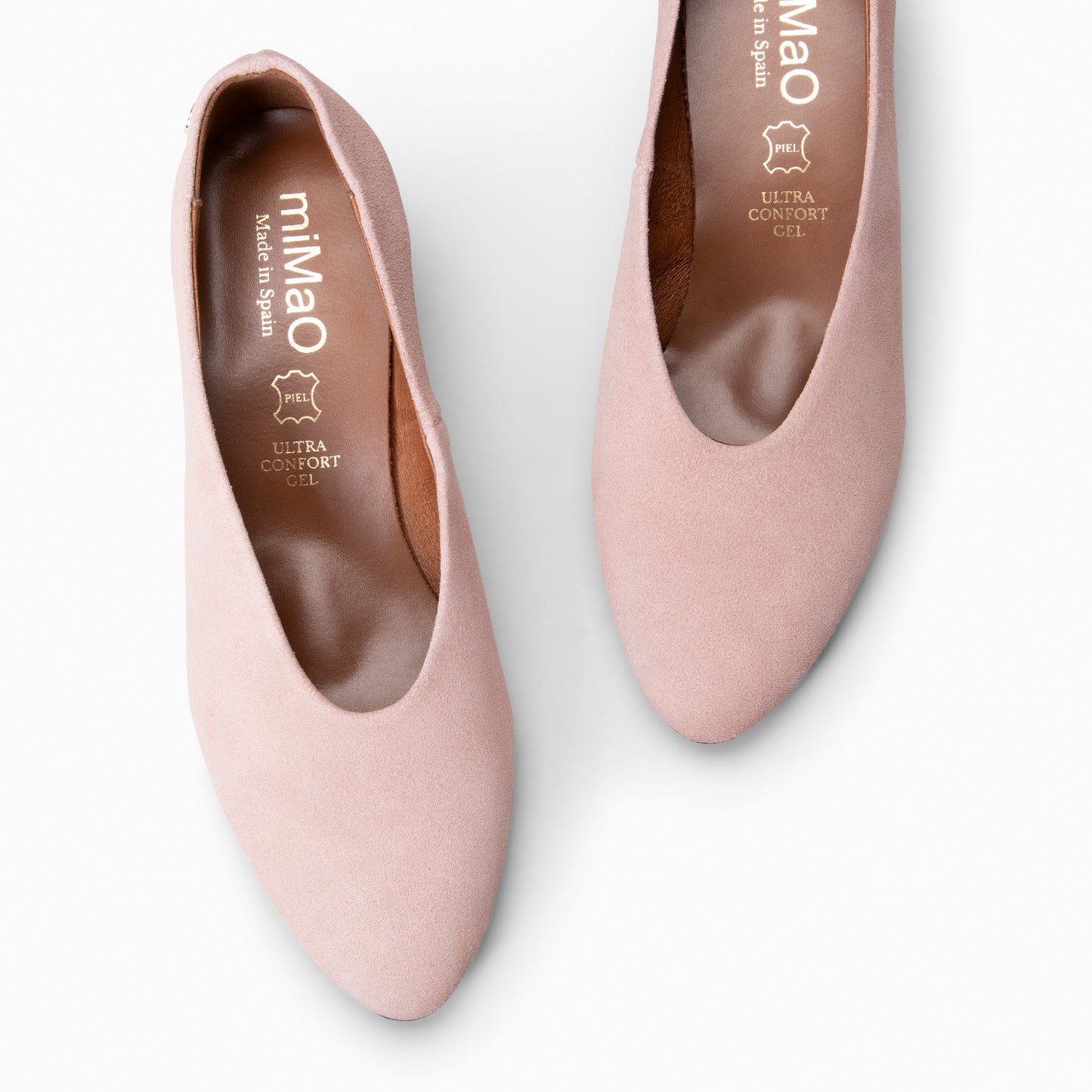 URBAN STYLE - Zapatos de tacón ancho NUDE