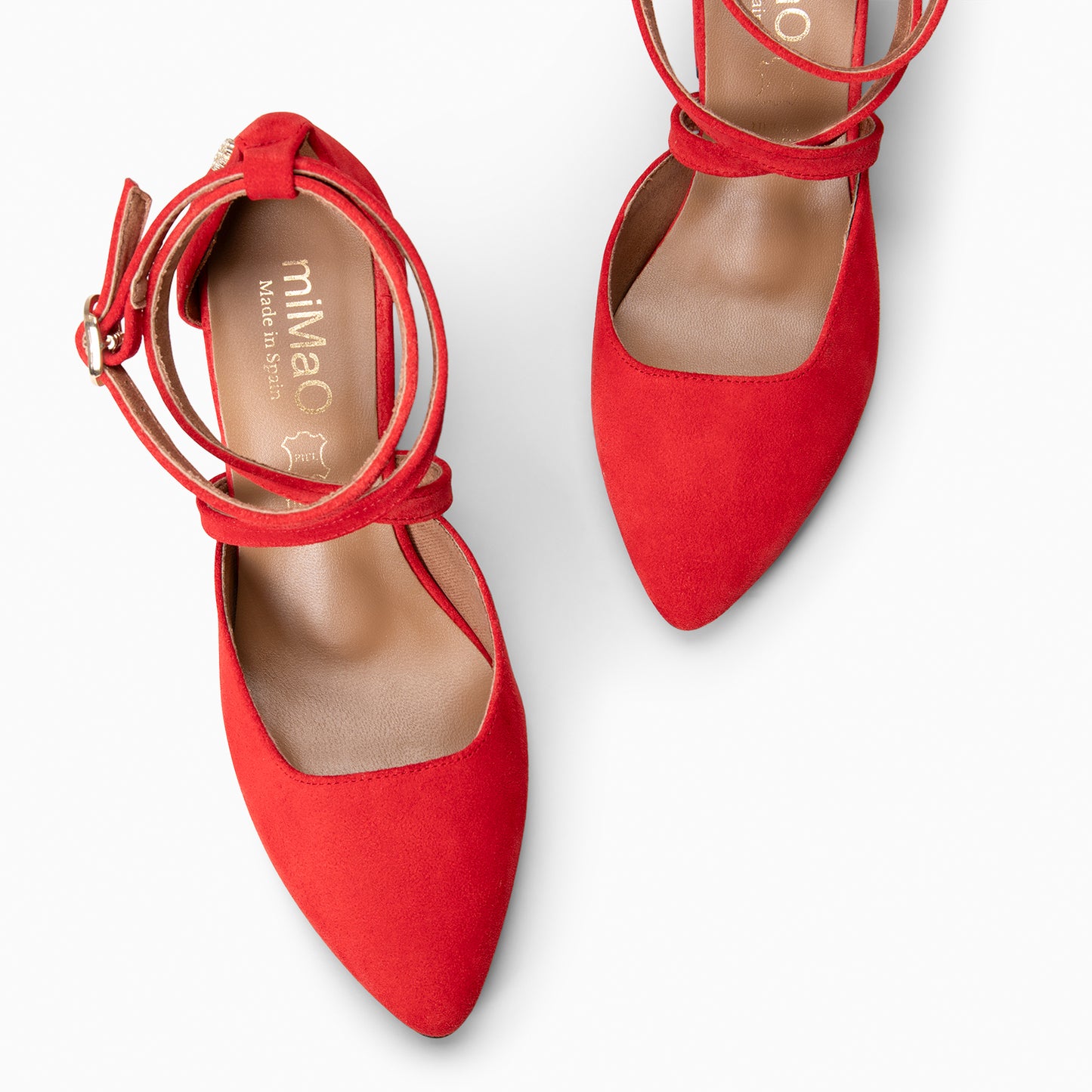 ARIEL - Zapato de tacón ancho ROJO