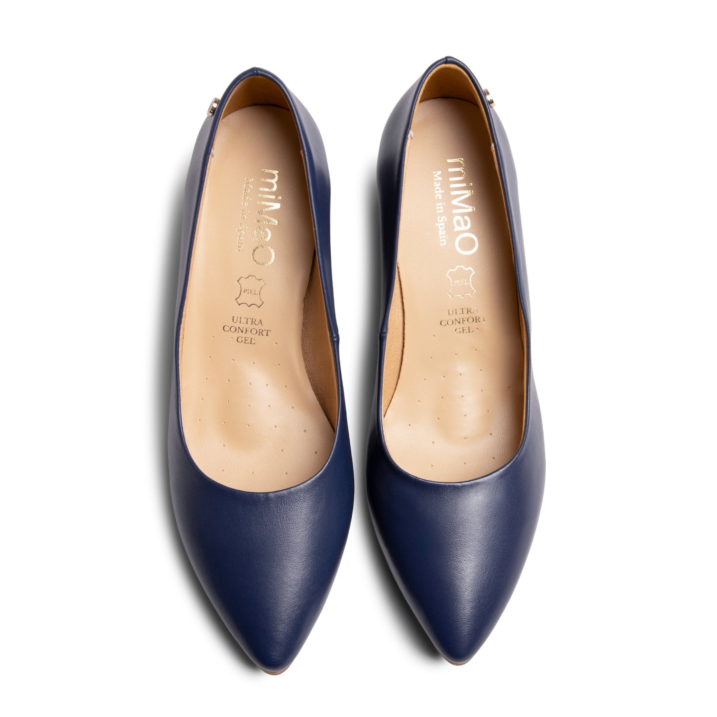 URBAN S SALÓN - Zapatos de tacón medio de napa MARINO