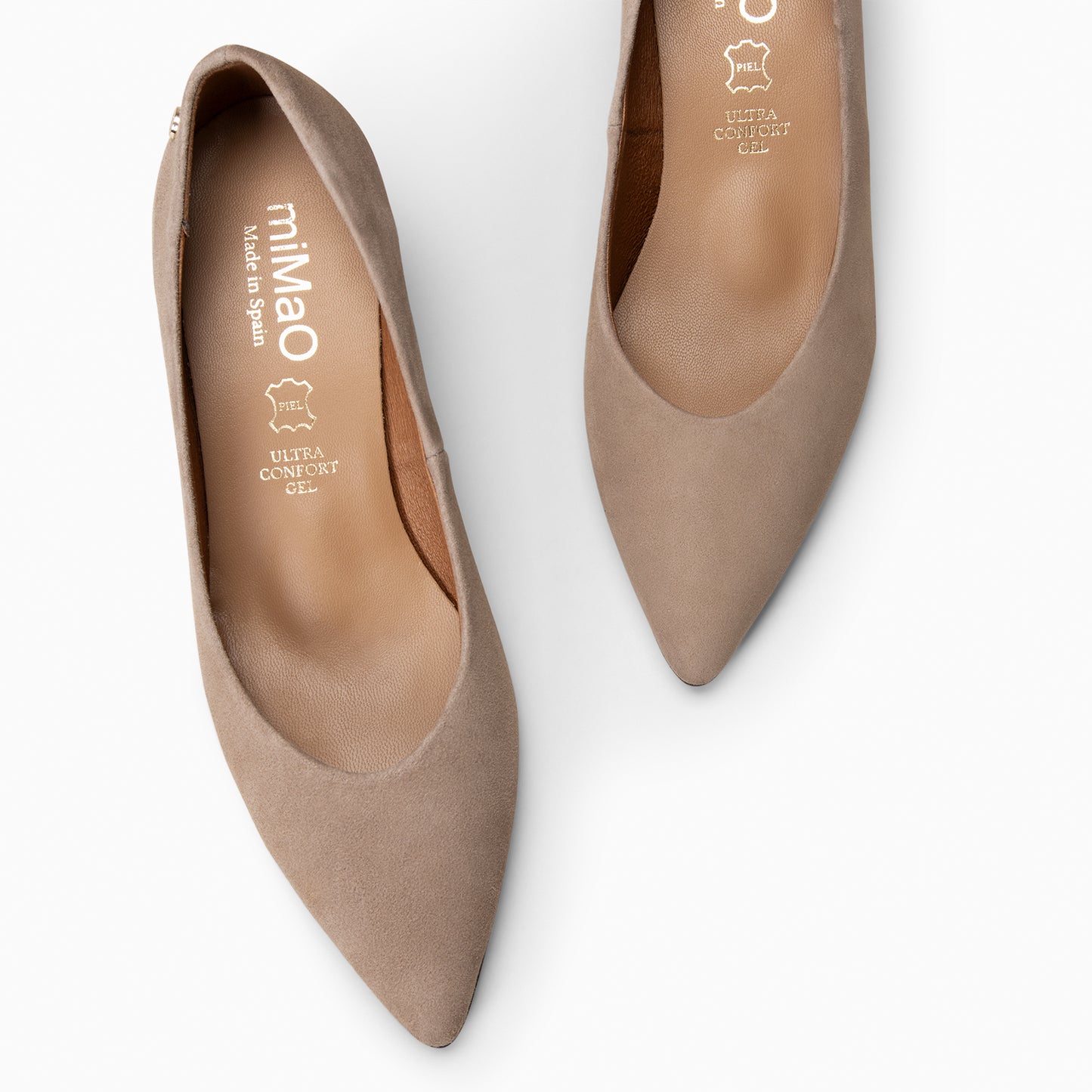 ESTHER – Tacón chupete de mujer TAUPE