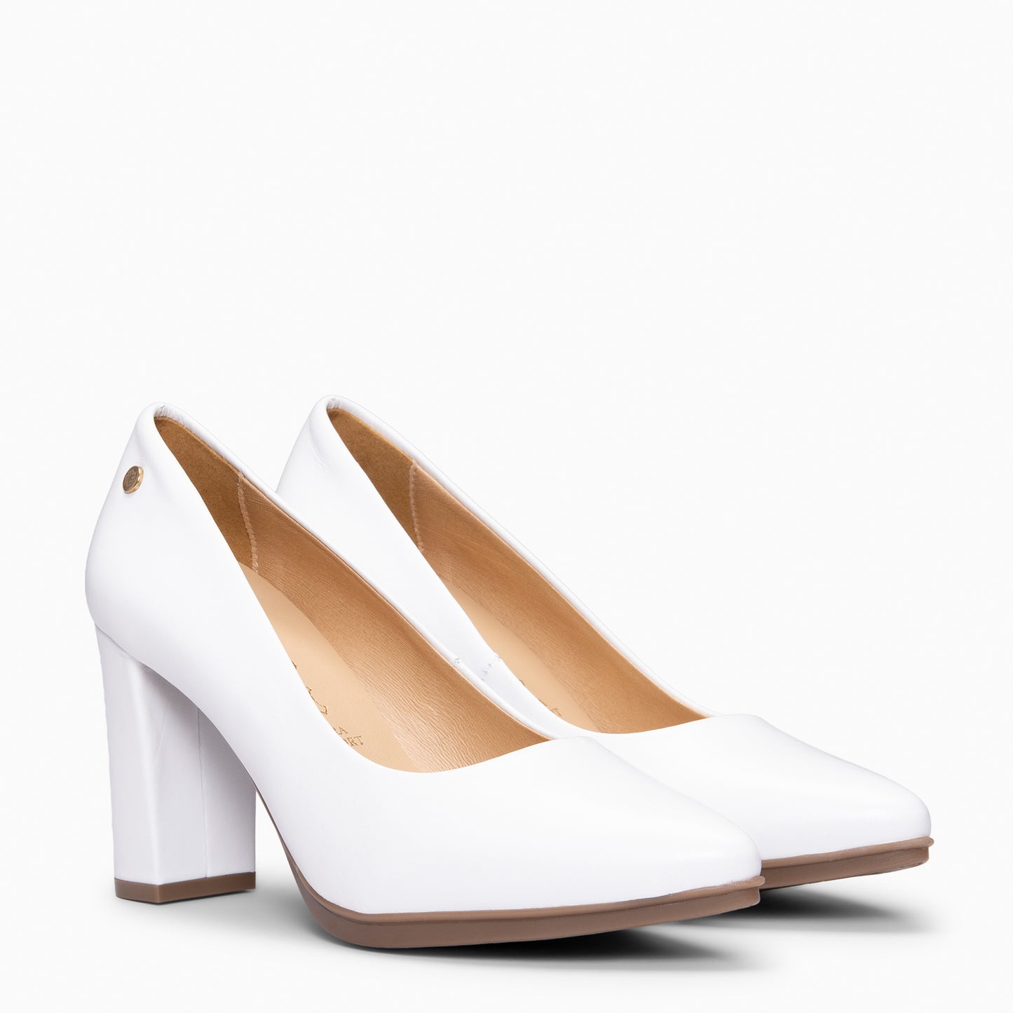 URBAN SALÓN - Zapatos de tacón alto de napa BLANCO