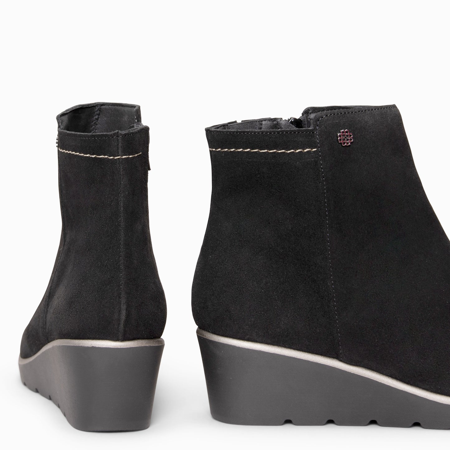 LULEA – botin de serraje hidrófugo NEGRO