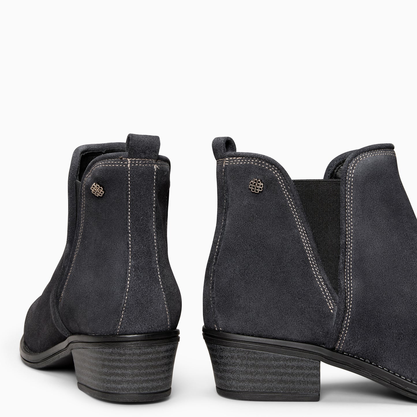 VIANA – Botín bajo con elástico MARINO