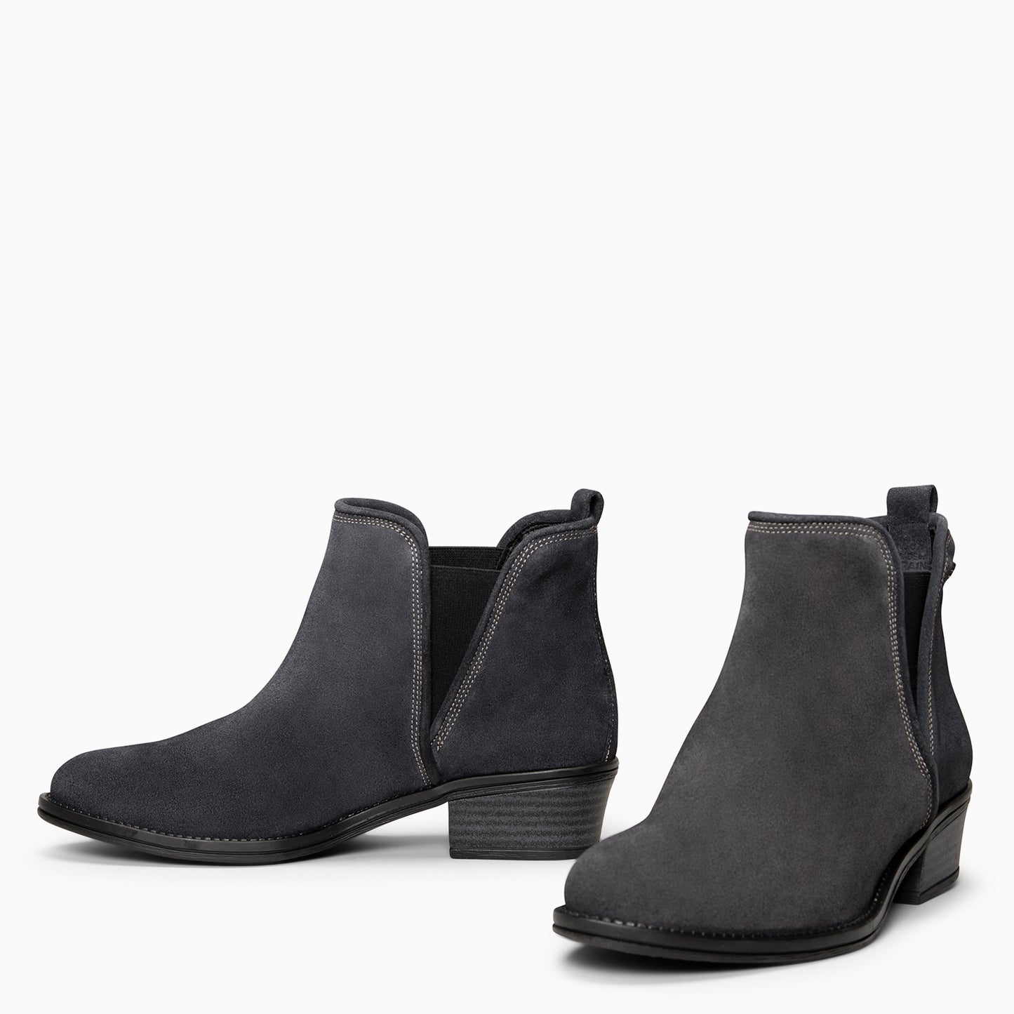 VIANA – Botín bajo con elástico MARINO