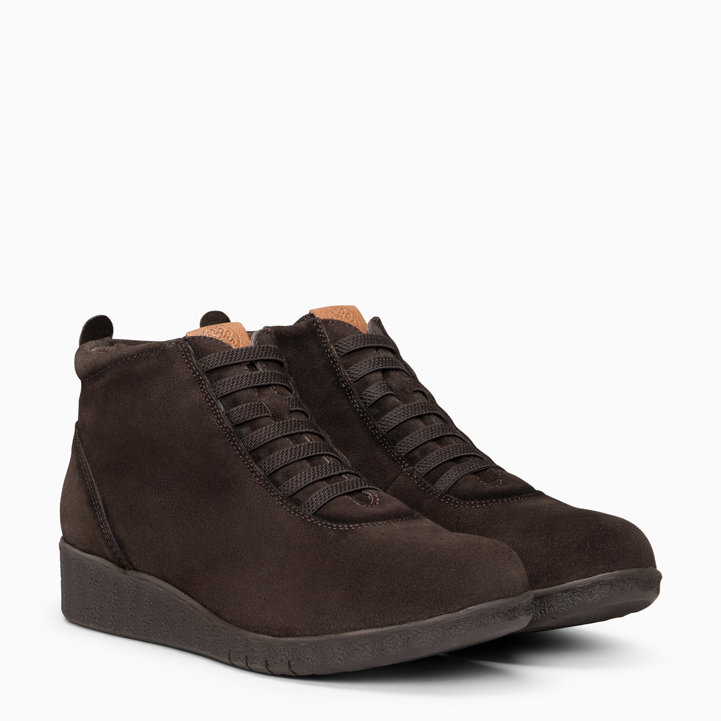FLEXY - Zapatillas abotinadas MARRON